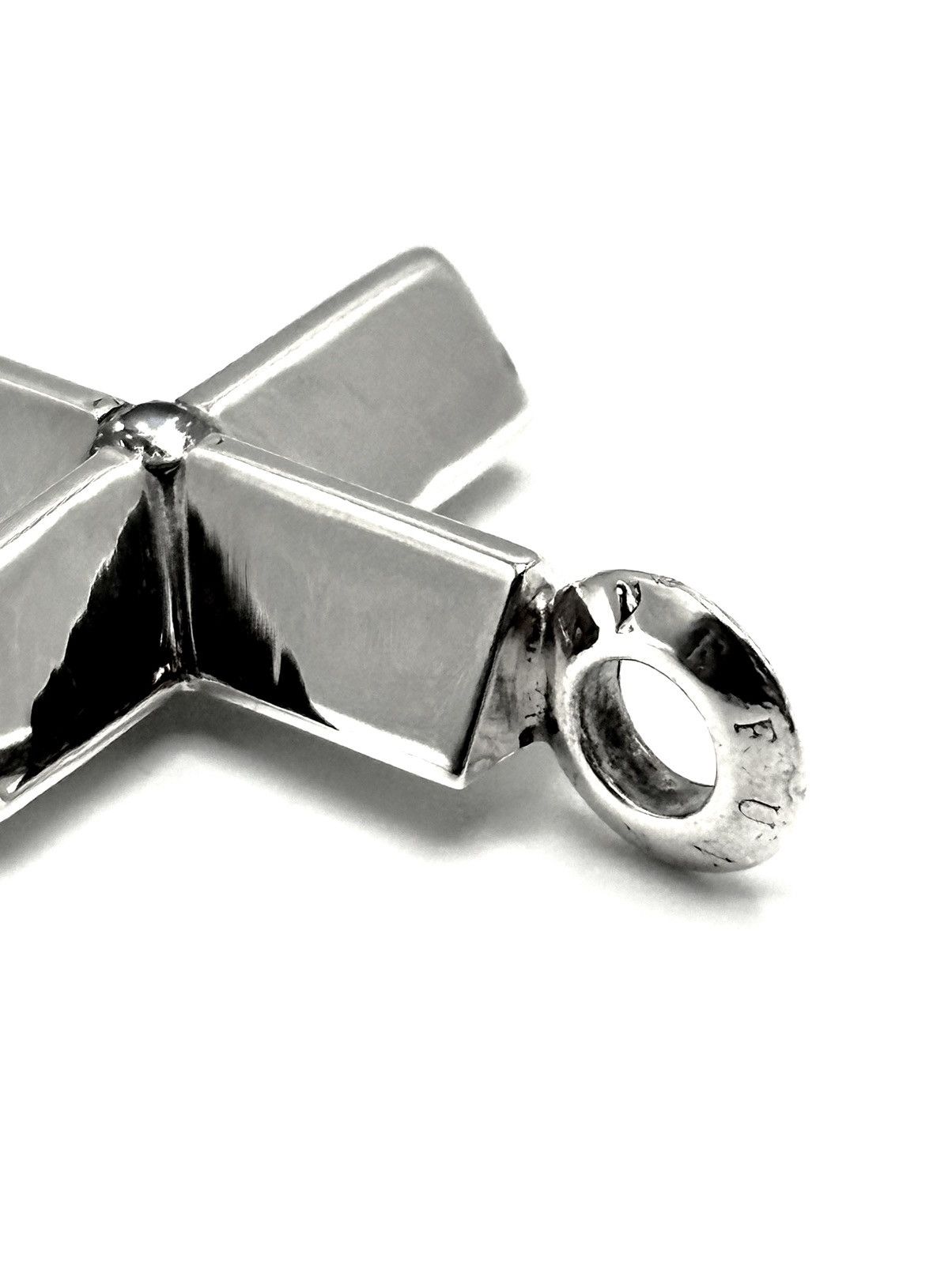 EYEFUNNY Eyefunny .925 Sterling Silver Diamond Cross Pendant Size ONE SIZE - 7 Thumbnail