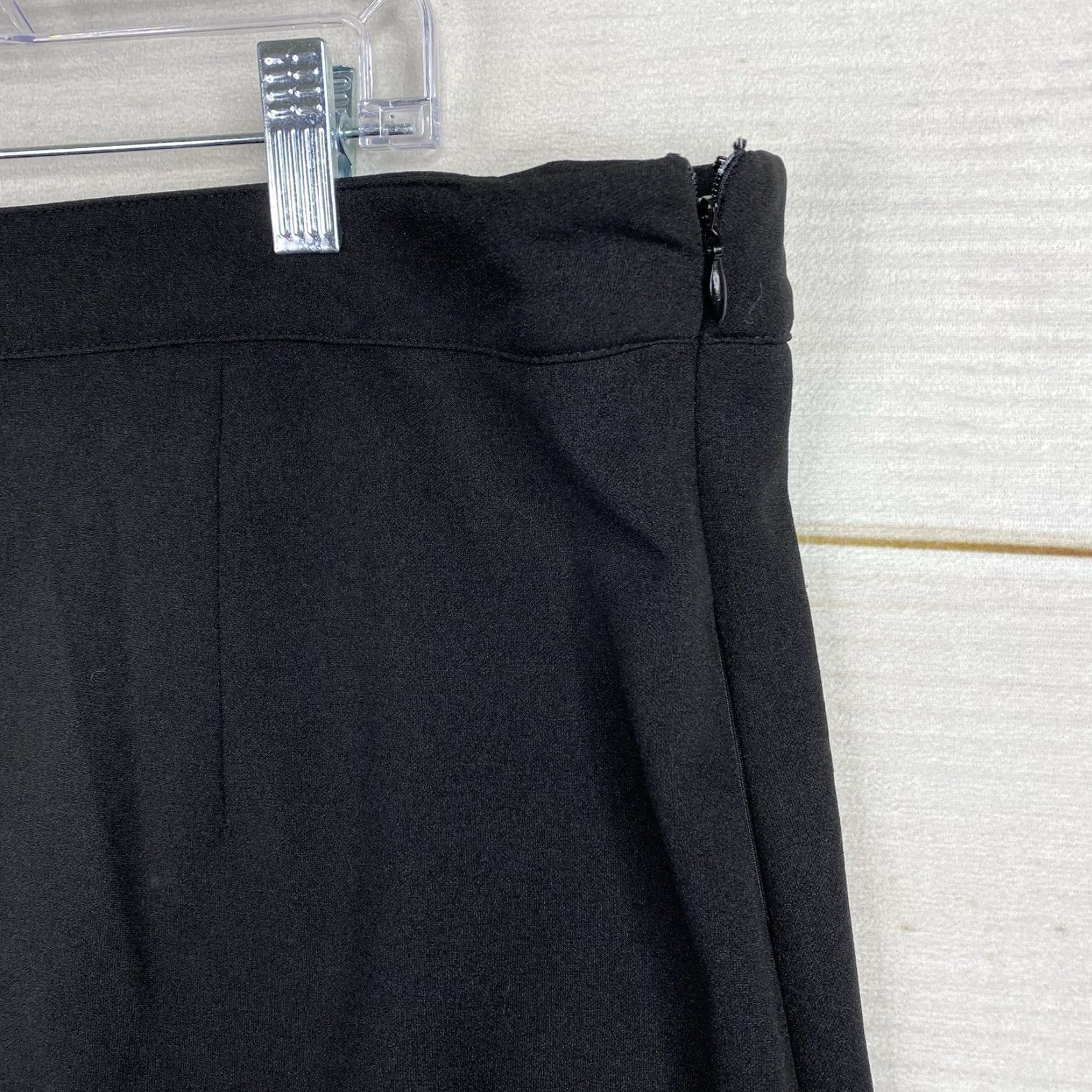 Shein SHEIN Curve Skirt Sz 3XL Black Embroidered Floral Sequins Mini Stretch Boho Size 40" / US 18 - 7 Thumbnail