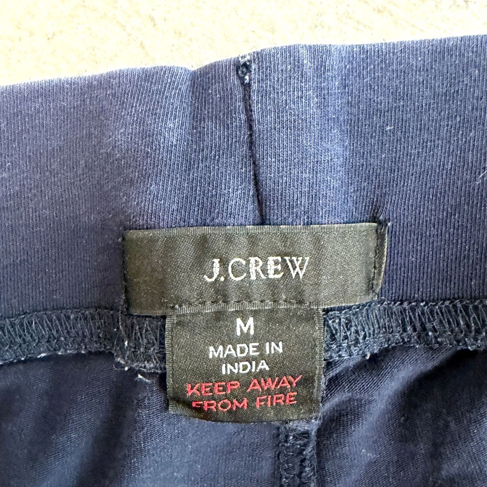 Vintage VINTAGE Y2K J Crew Soft Comfort Navy Preppy Pajama Stretch Pants Women M Navy Pants Women M Size 32" / US 10 / IT 46 - 3 Thumbnail