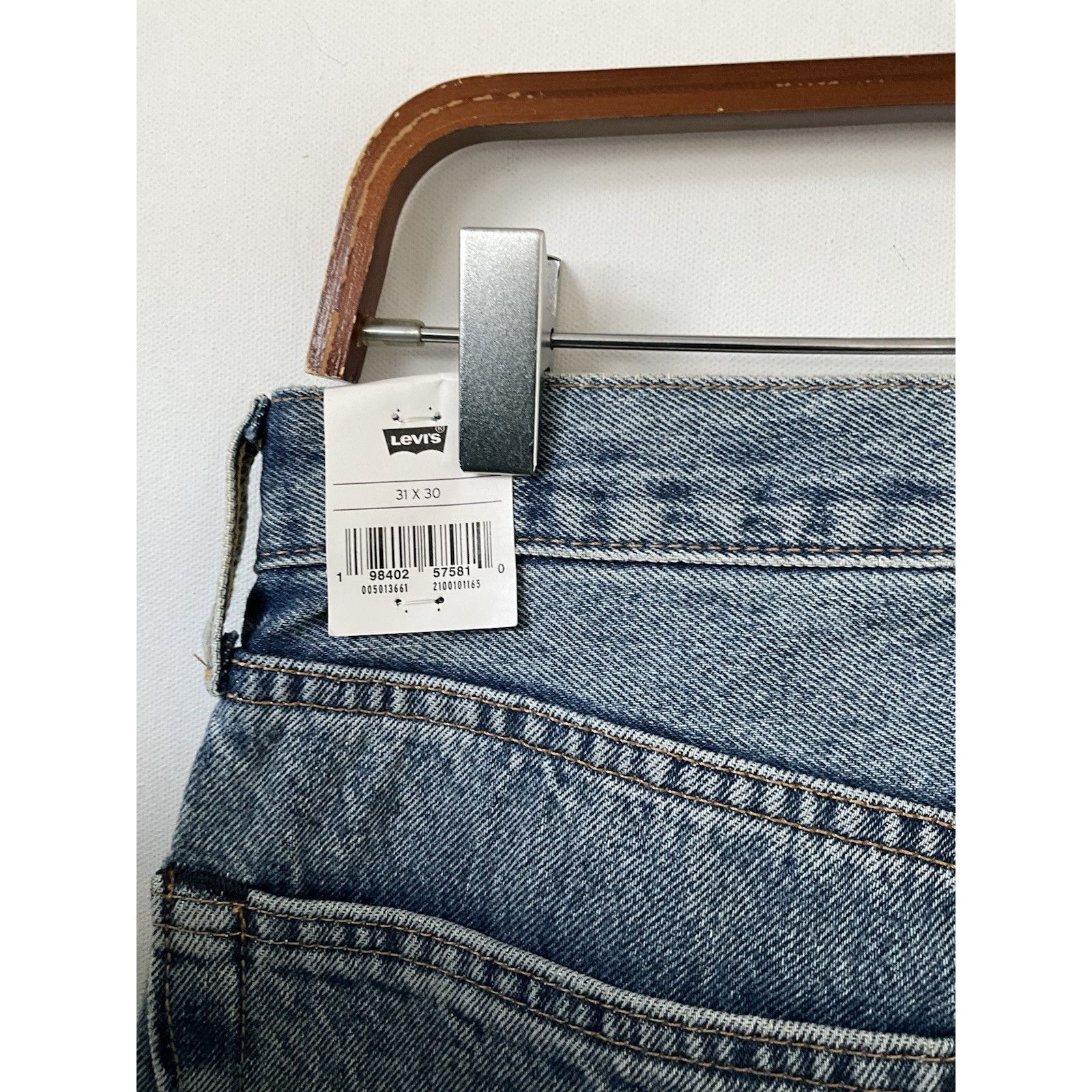 Levi's Levi's 501 Original Selvedge PatchJeans 31x30 NWT Distressed Size US 31 - 4 Thumbnail