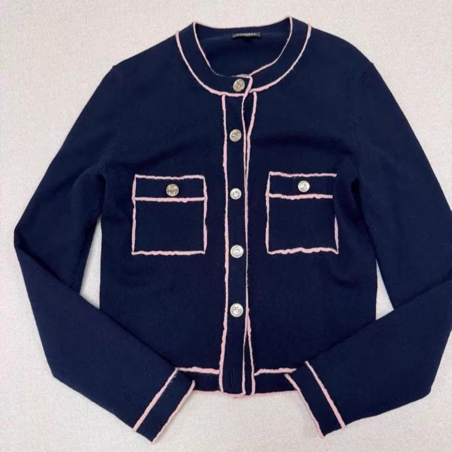 Chanel Chanel Classic Wool Blend Jacket Size S / US 4 / IT 40 - 1 Thumbnail