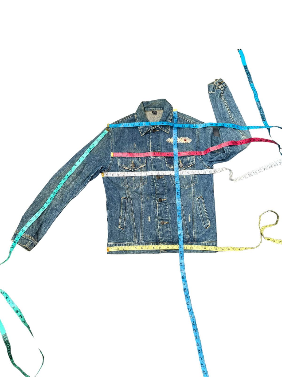 Other Japanesse Brand Denim Distresed Jacket Size US M / EU 48-50 / 2 - 7 Thumbnail
