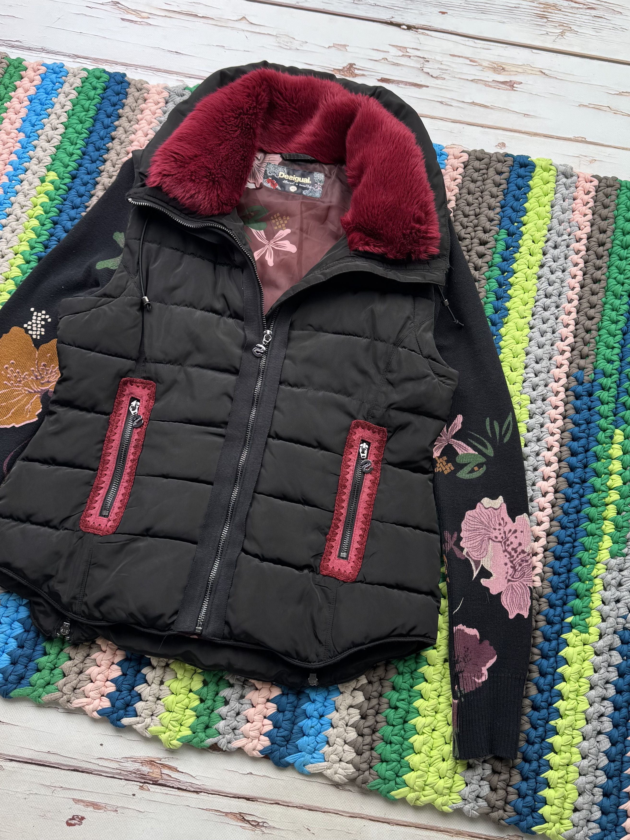 Desigual Desigual Jacket/Vest 2in1 (D10)(V70) Size M / US 6-8 / IT 42-44 - 3 Thumbnail