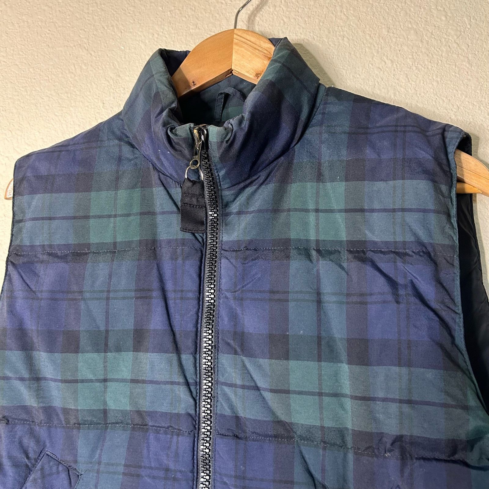 Eddie Bauer Eddie Bauer Vest Down Tartan Plaid Metal Front Zip Size S Size S / US 4 / IT 40 - 3 Thumbnail