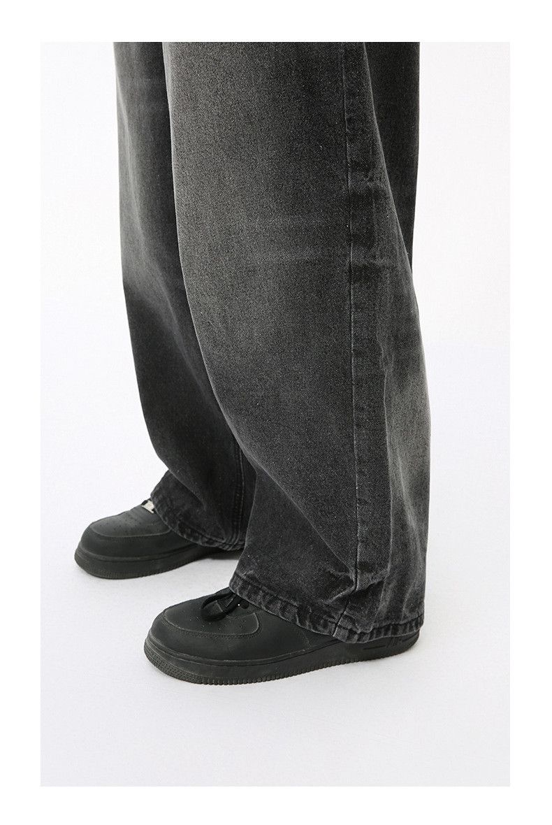 Japanese Brand American high-street retro wide-leg loose washed jeans Size US 32 / EU 48 - 5 Thumbnail