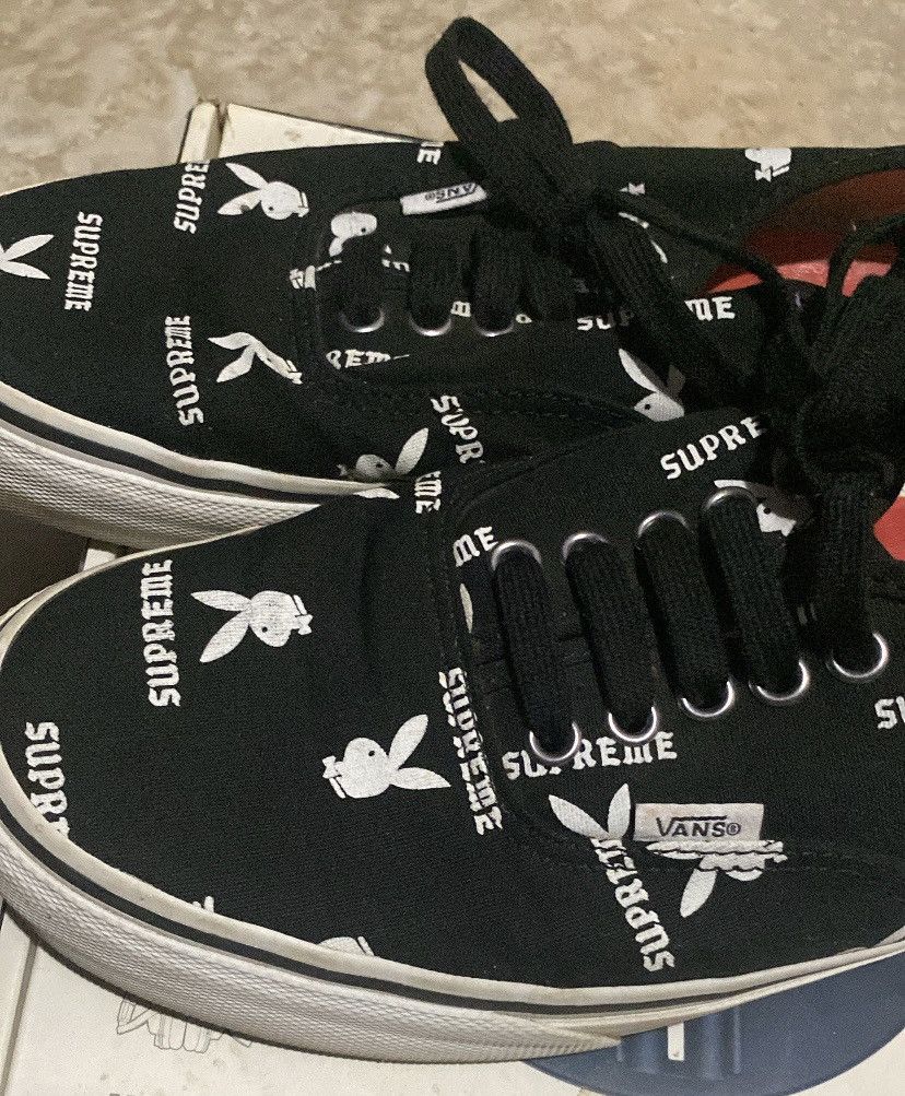 Playboy × Supreme × Vans Vans x Playboy x Supreme Authentic Pro Black FW/13 Size US 9 / EU 42 - 6 Thumbnail