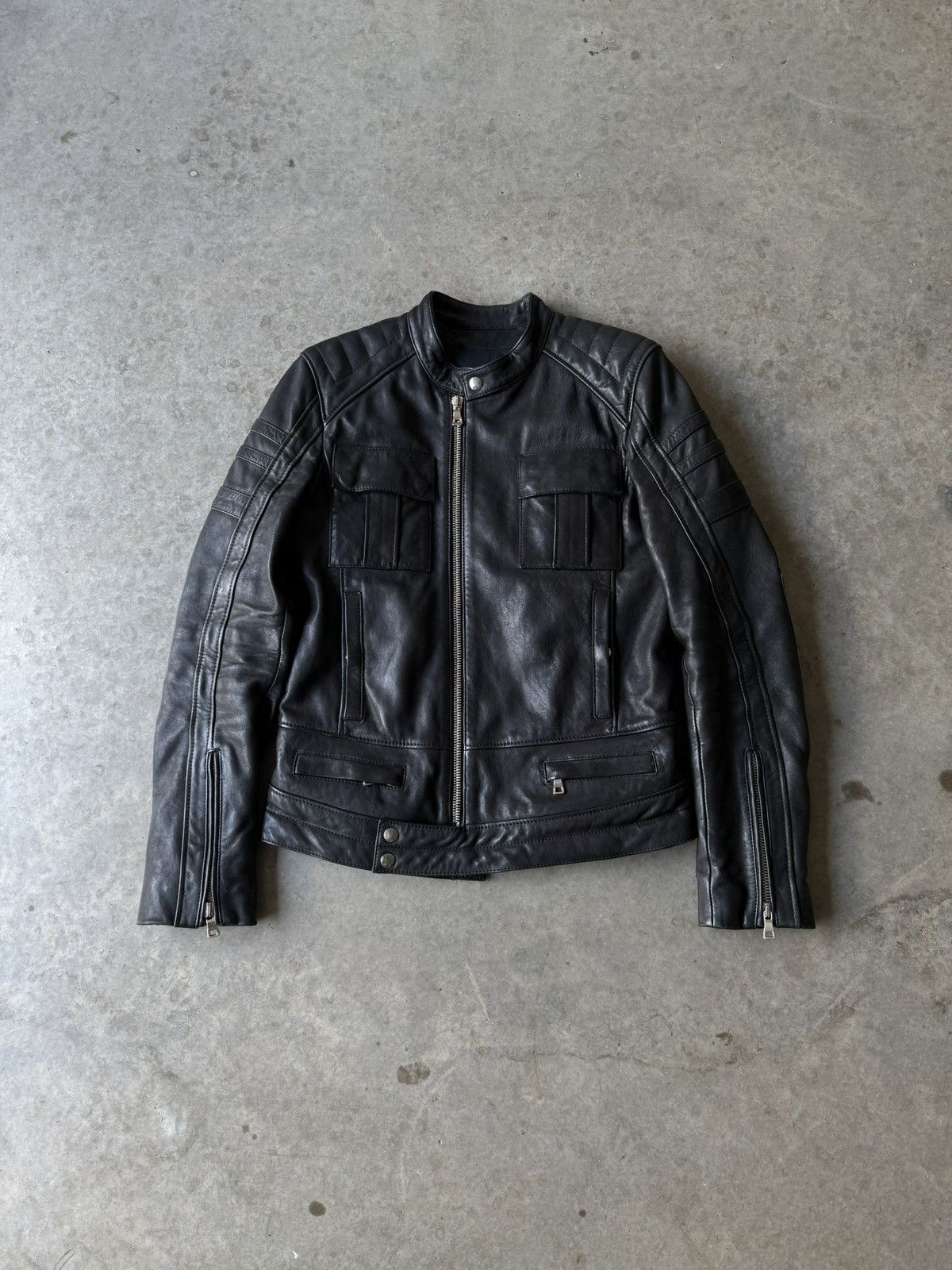 Balmain Balmain FW12 Leather Moto Jacket Size US M / EU 48-50 / 2 - 1 Thumbnail