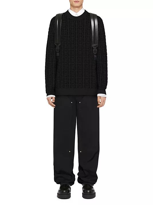Givenchy o1w1db10325 Crew Neck Jumper in Black Size US XL / EU 56 / 4 - 3 Thumbnail