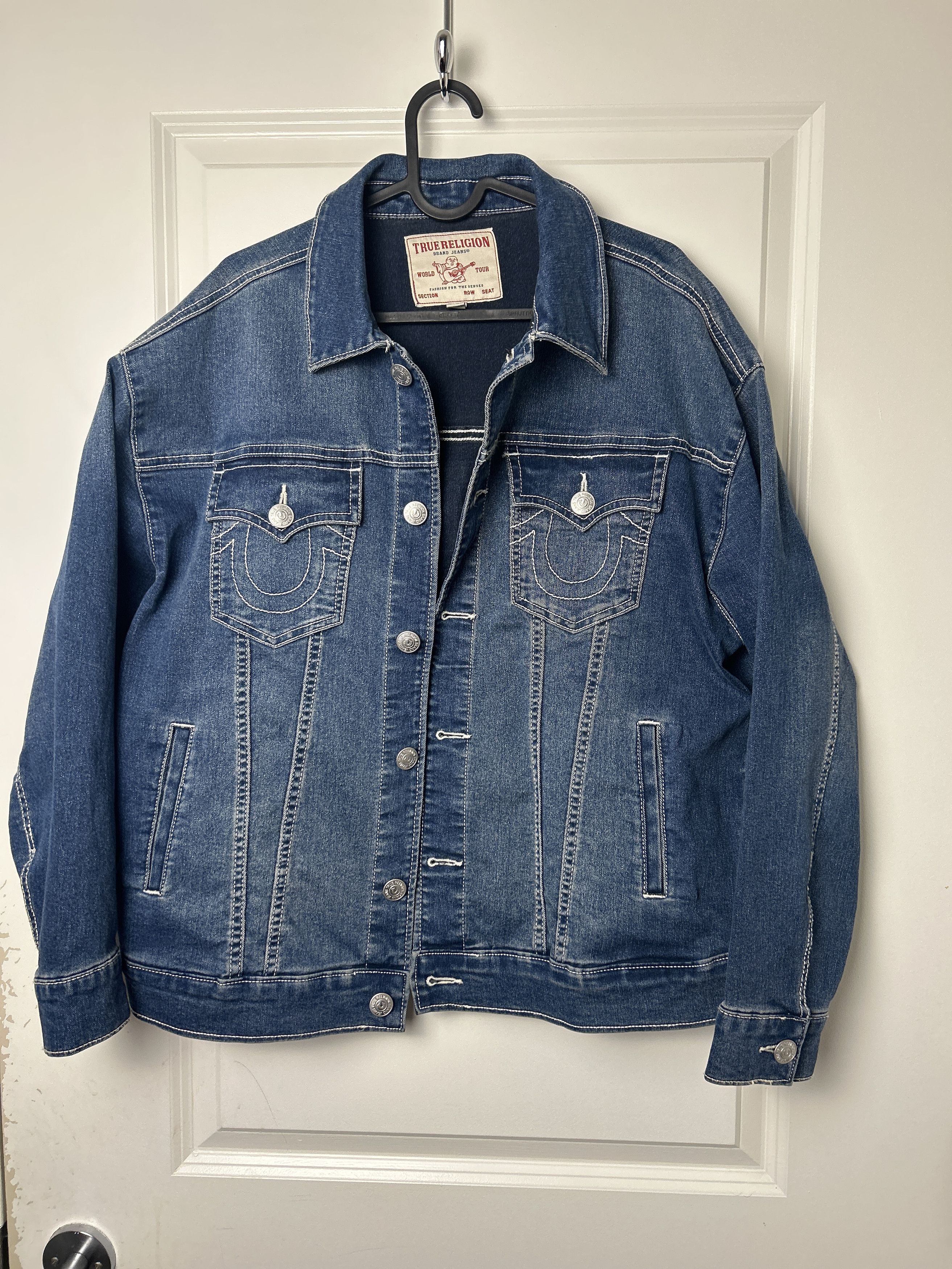 True Religion True Religion denim jacket in an indigo wash Size US M / EU 48-50 / 2 - 1 Thumbnail