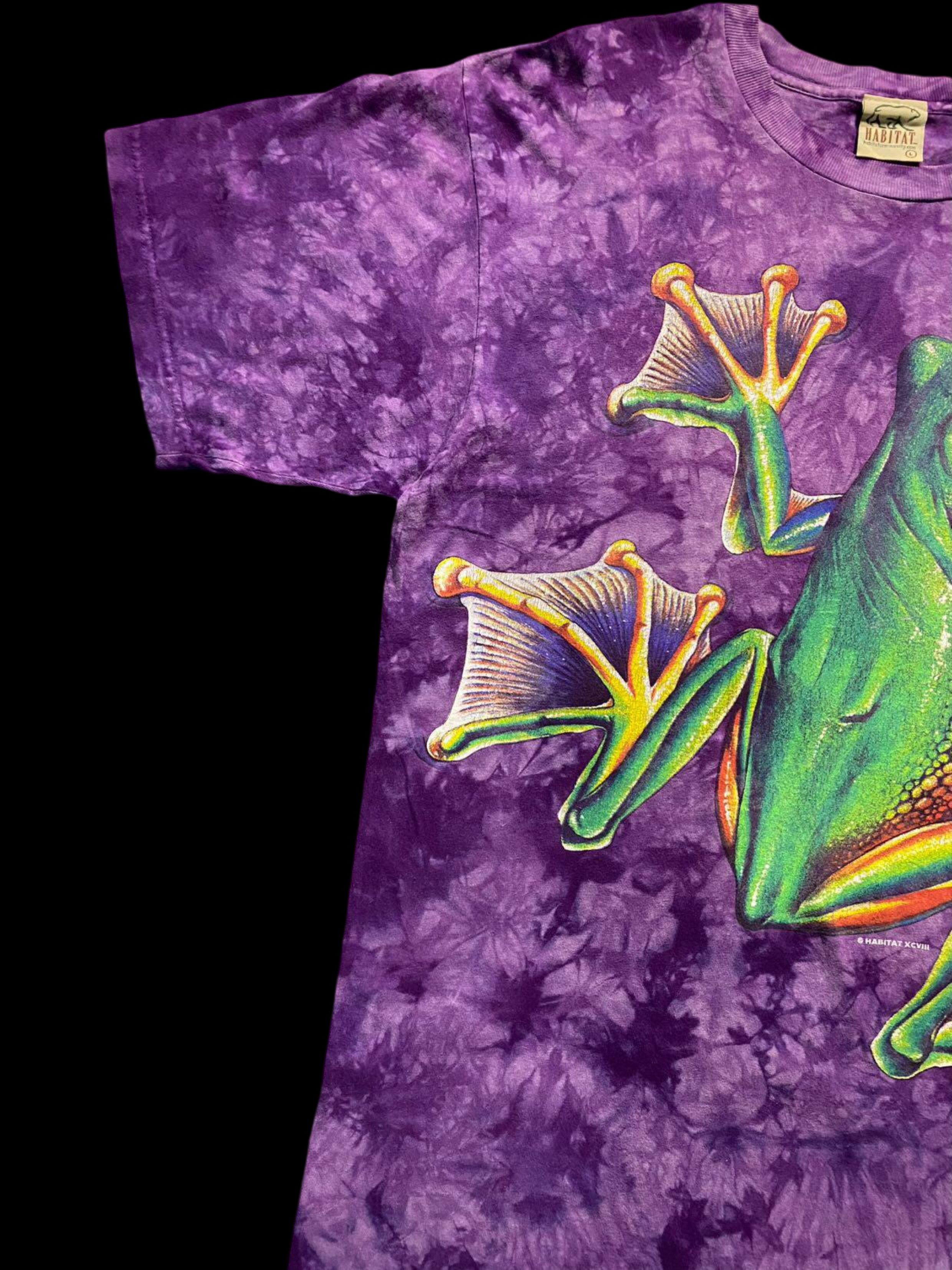 Cabelas Tropical Frog Cabelas 1998 Tie Dye Purple Size US L / EU 52-54 / 3 - 5 Thumbnail