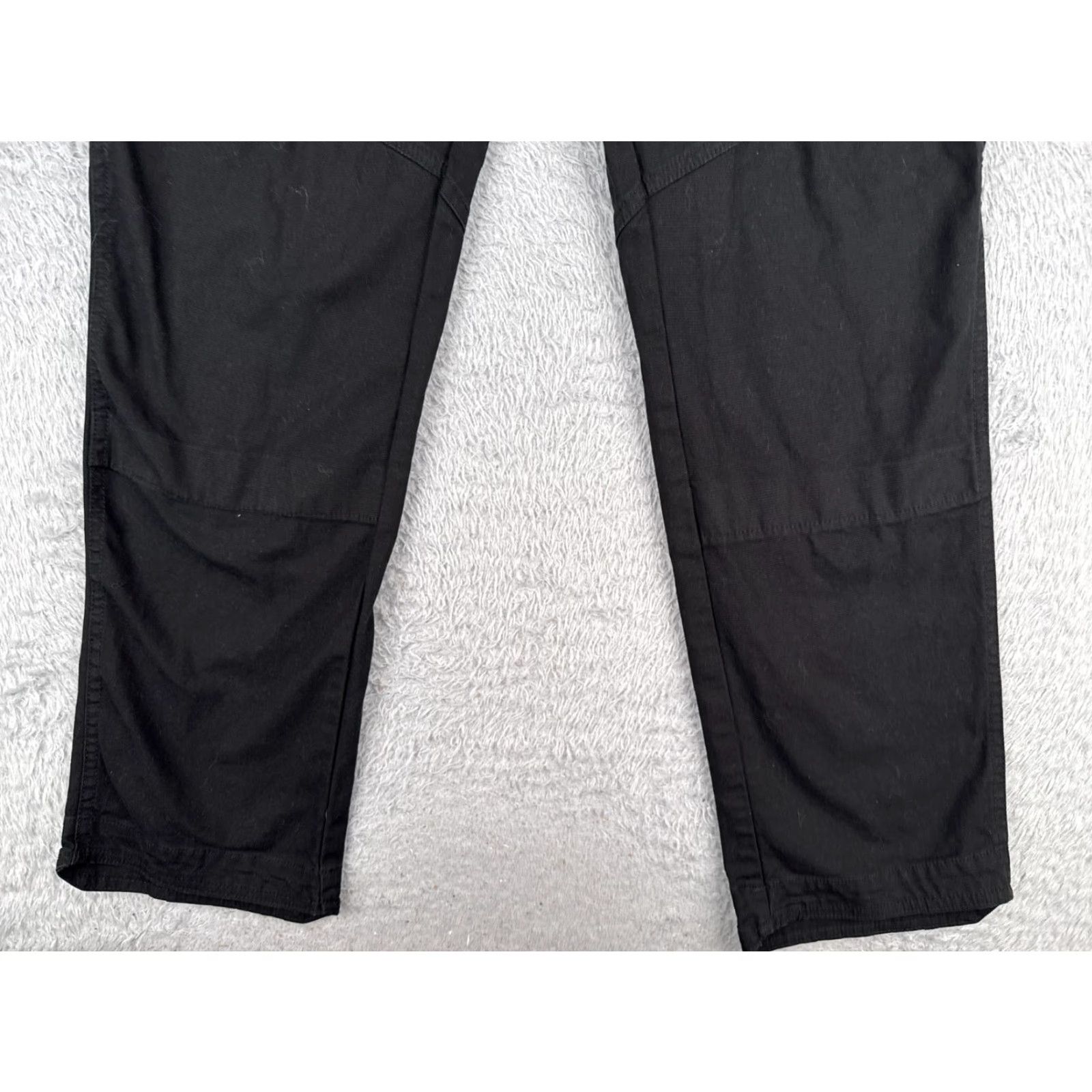 Vintage S. Archon Tactical Pants Mens Medium Black Rip-stop Cotton Blend Cargo 34x29 Size US 31 - 2 Thumbnail