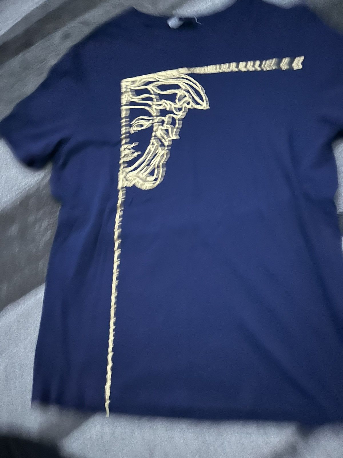 Versace Versace T shirt Blue/Gold Size US L / EU 52-54 / 3 - 1 Thumbnail