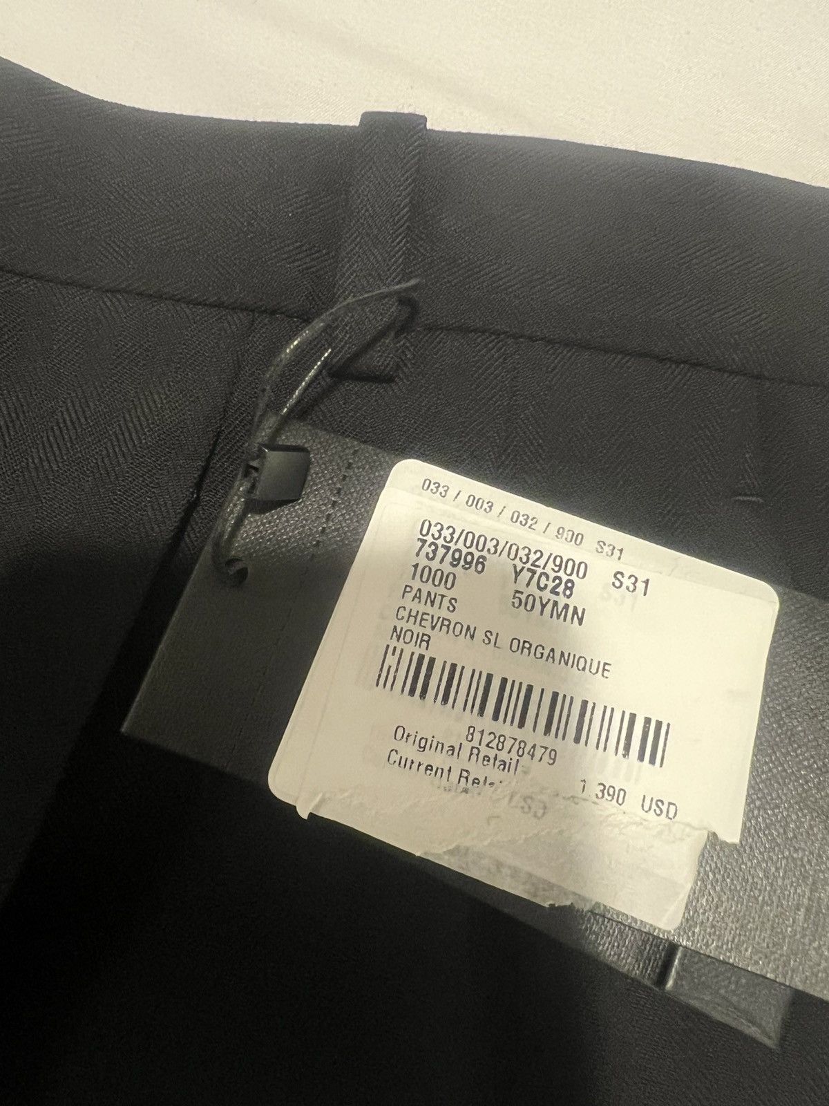 Saint Laurent Paris Saint Laurent men’s chevron wool pants. 50/34. $1190 Size US 34 / EU 50 - 7 Thumbnail
