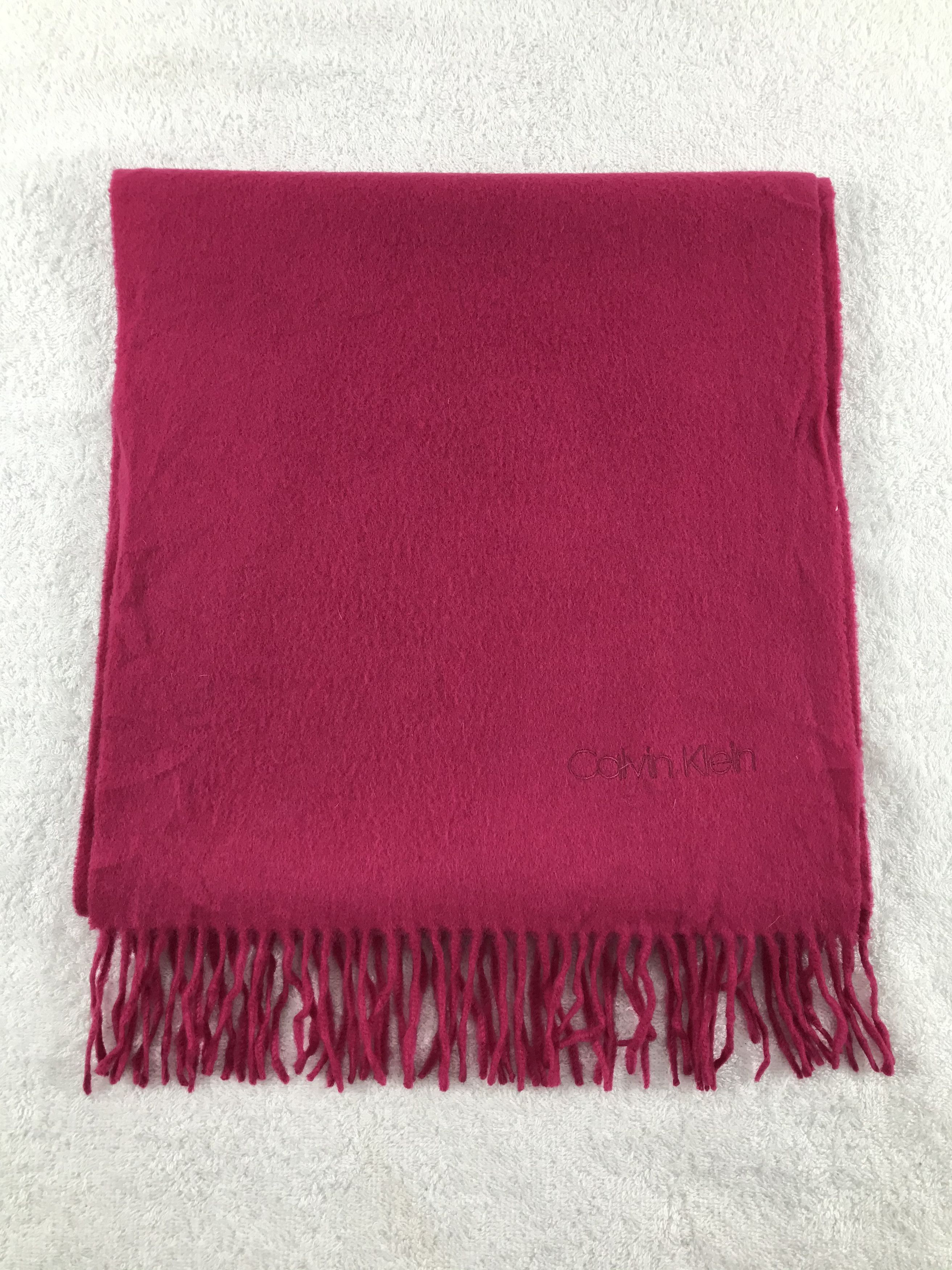 Calvin Klein × Vintage Calvin Klein Scarf / Muffler / Neckwear - WW1243 Size ONE SIZE - 2 Thumbnail