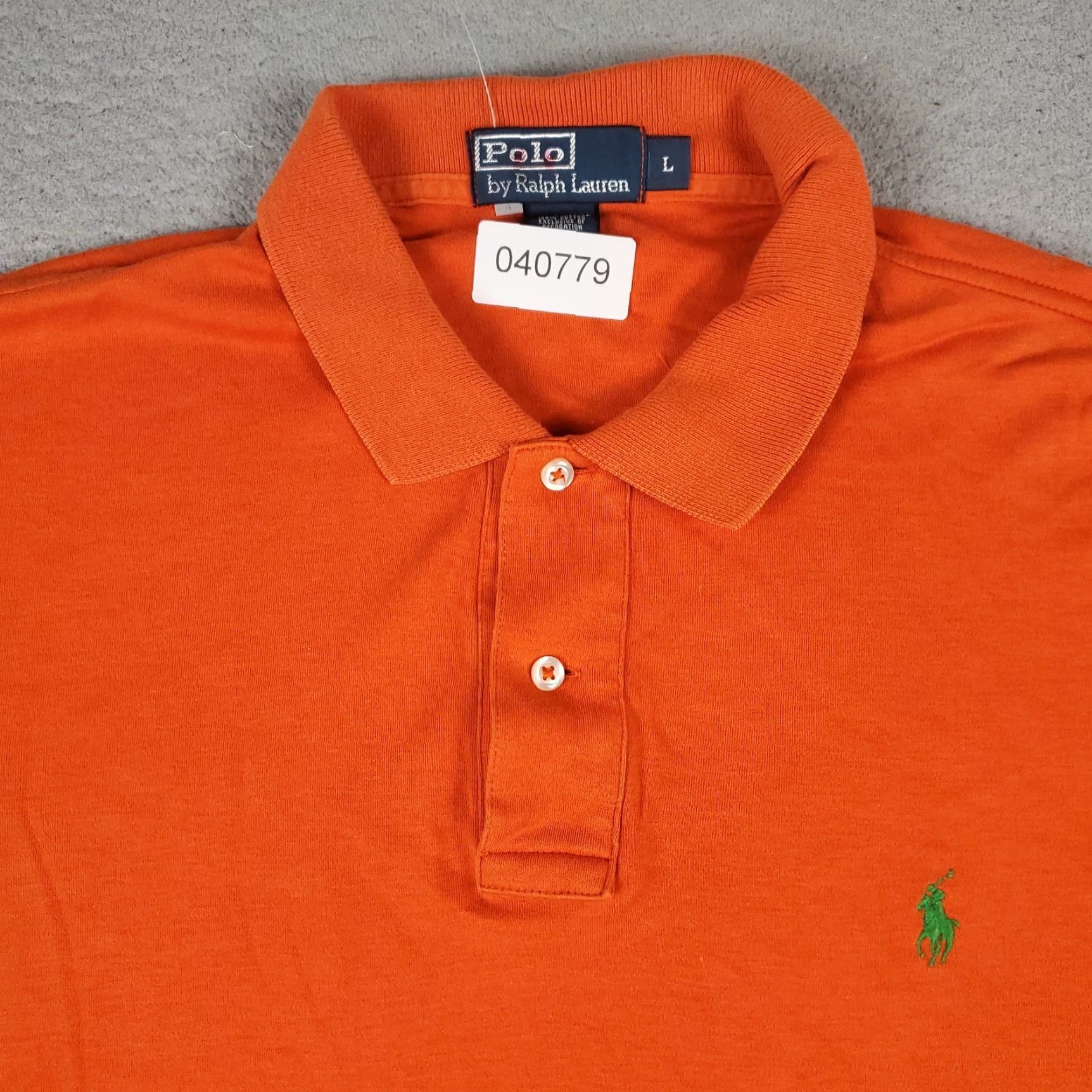 Ralph Lauren Ralph Lauren Polo Shirt Mens L Orange Pony Casual Short Sleeve Polo Shirt Fashioned by Ralph Lauren Pony Logo Size US L / EU 52-54 / 3 - 2 Thumbnail