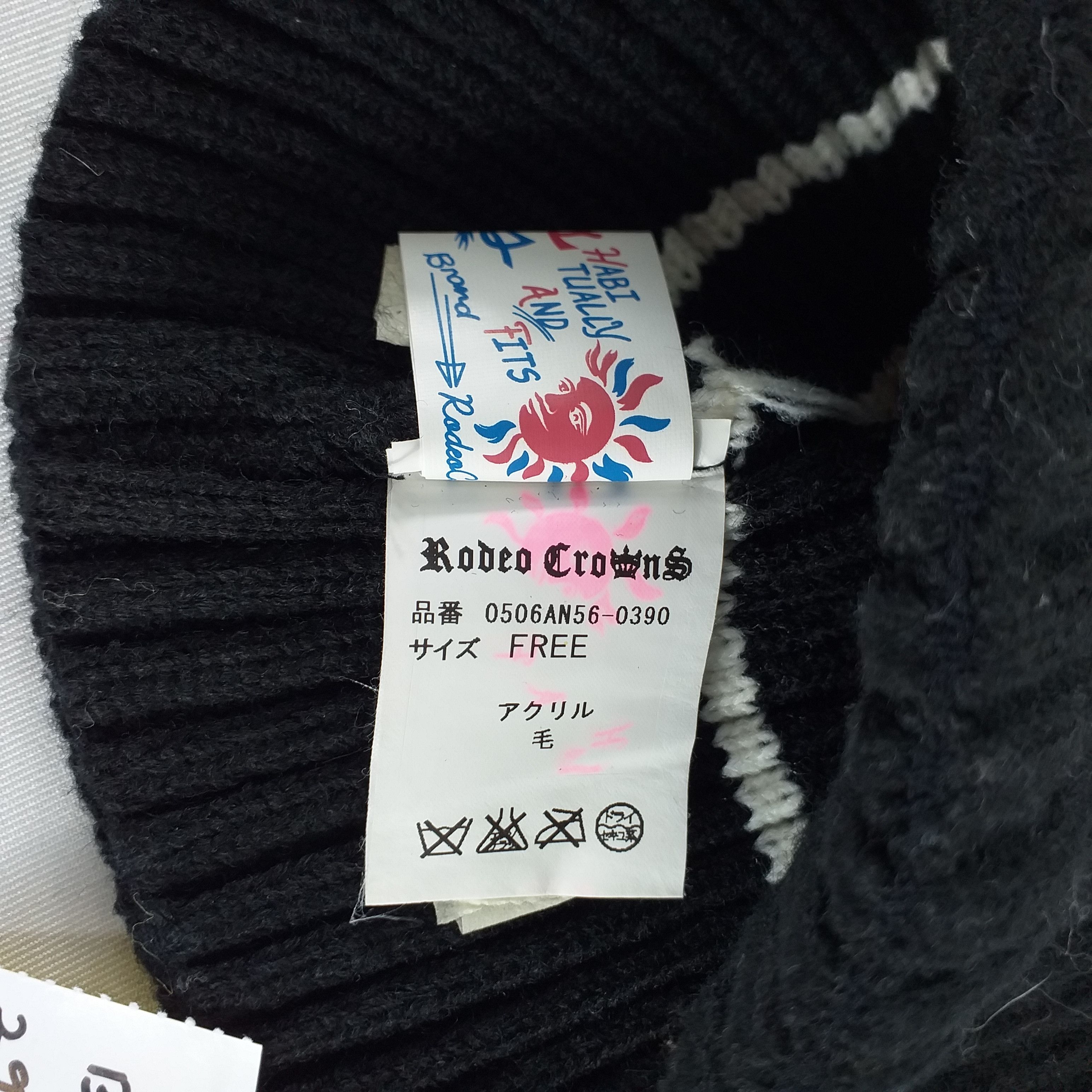 Japanese Brand Rodeo Crown Stripes Snow Cap Hat Beanie -BN298 Size ONE SIZE - 6 Thumbnail