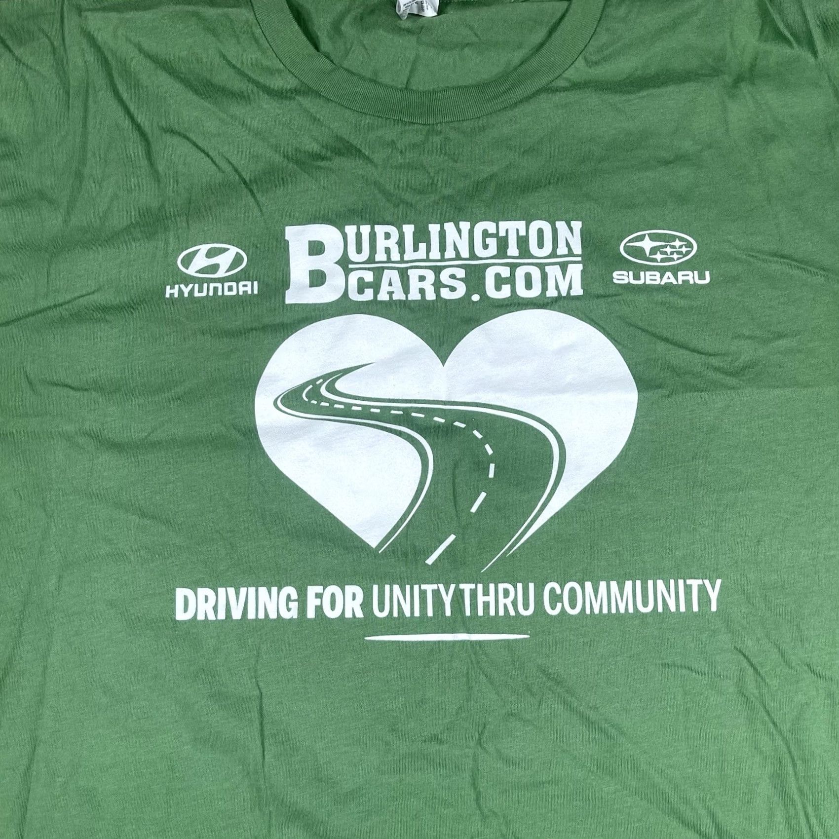 Vintage VINTAGE Canvas T-Shirt Mens 3XL Green Short Sleeve Cotton Bell a + Canvas Burlington Cars.Com Shirt Men Green 3XL Size US XXL / EU 58 / 5 - 2 Thumbnail