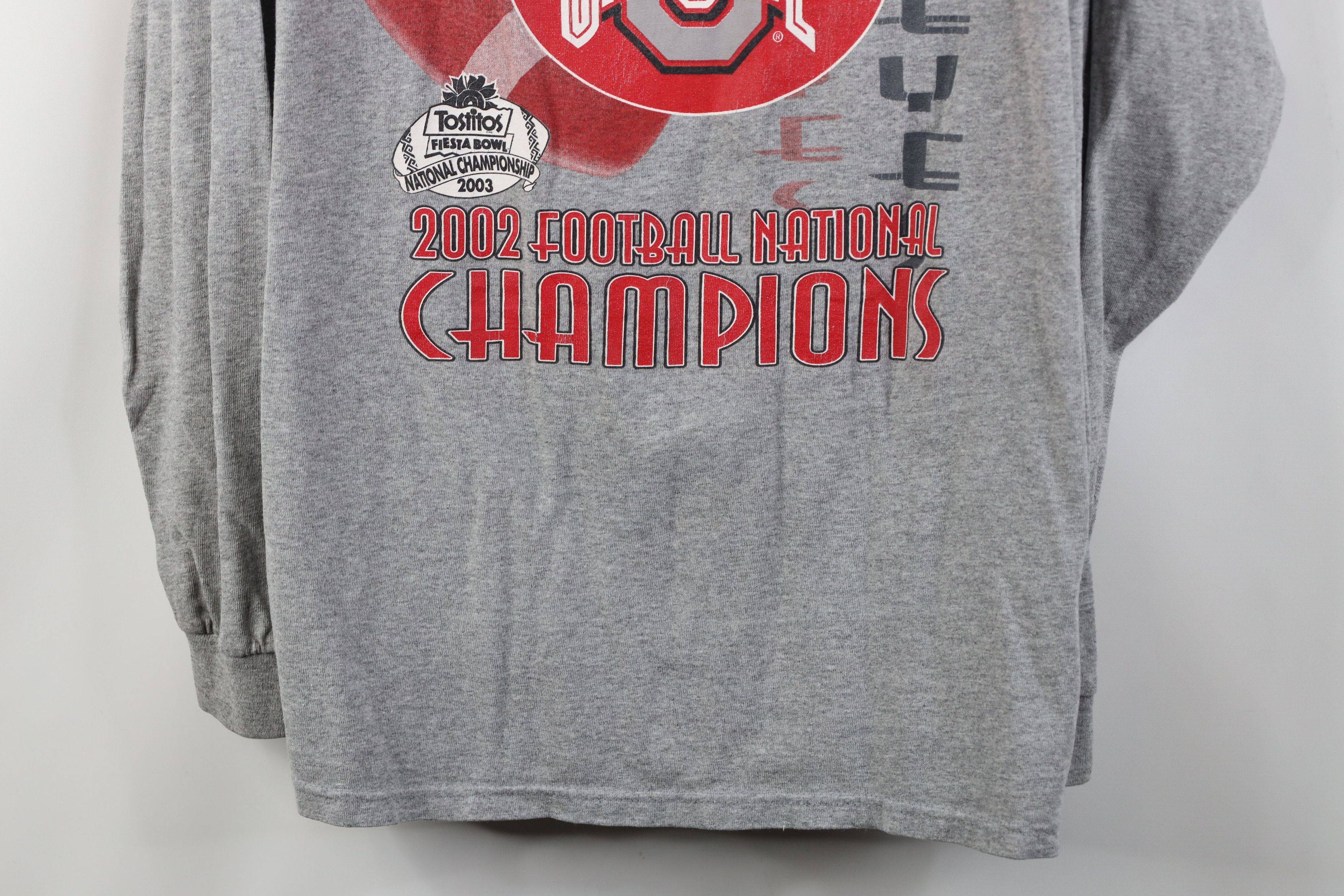 Vintage Vintage Champs Ohio State University Long Sleeve Shirt Size US XL / EU 56 / 4 - 3 Thumbnail
