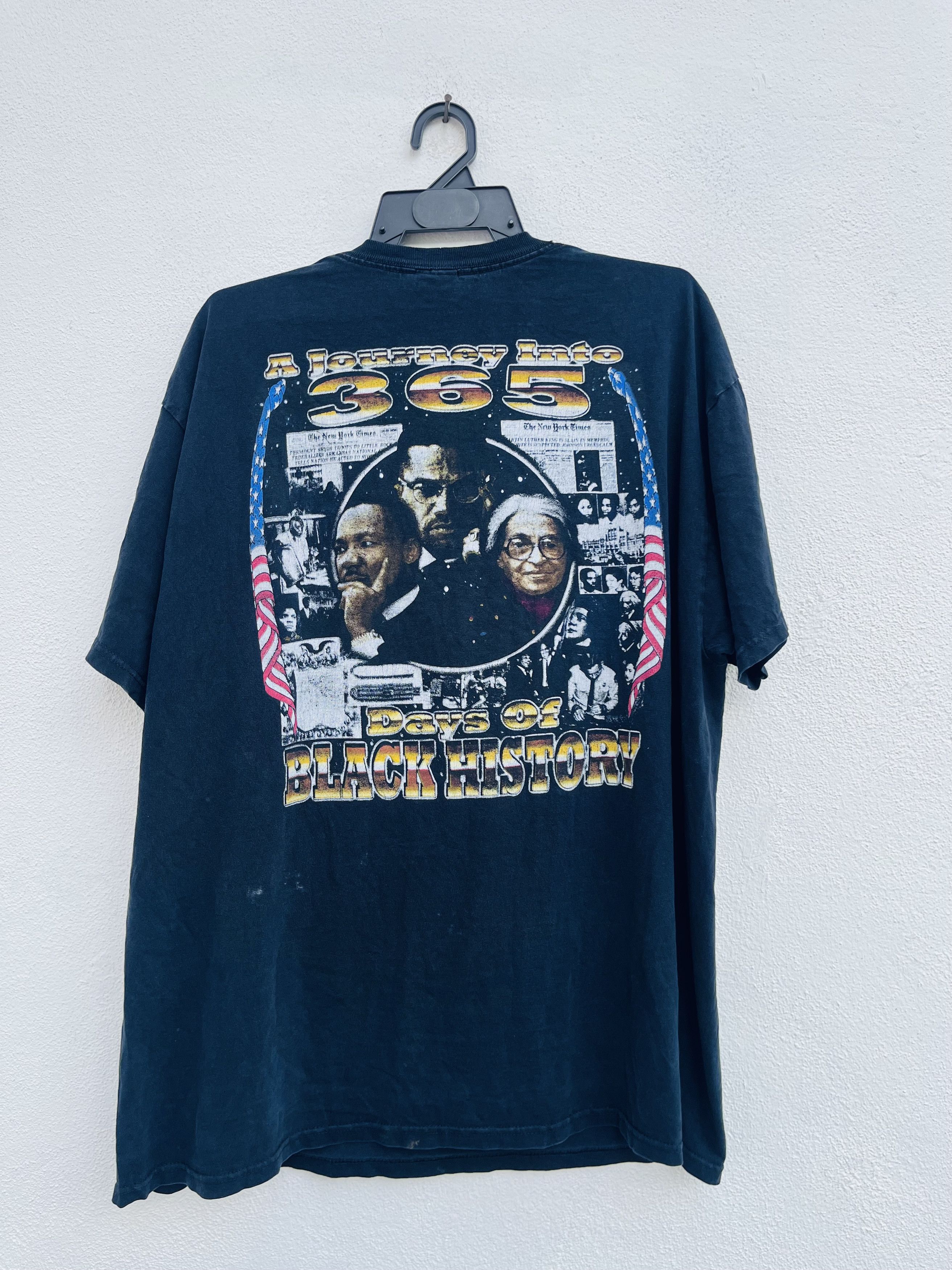 Vintage Vintage Black History Shirt Size US XL / EU 56 / 4 - 2 Thumbnail