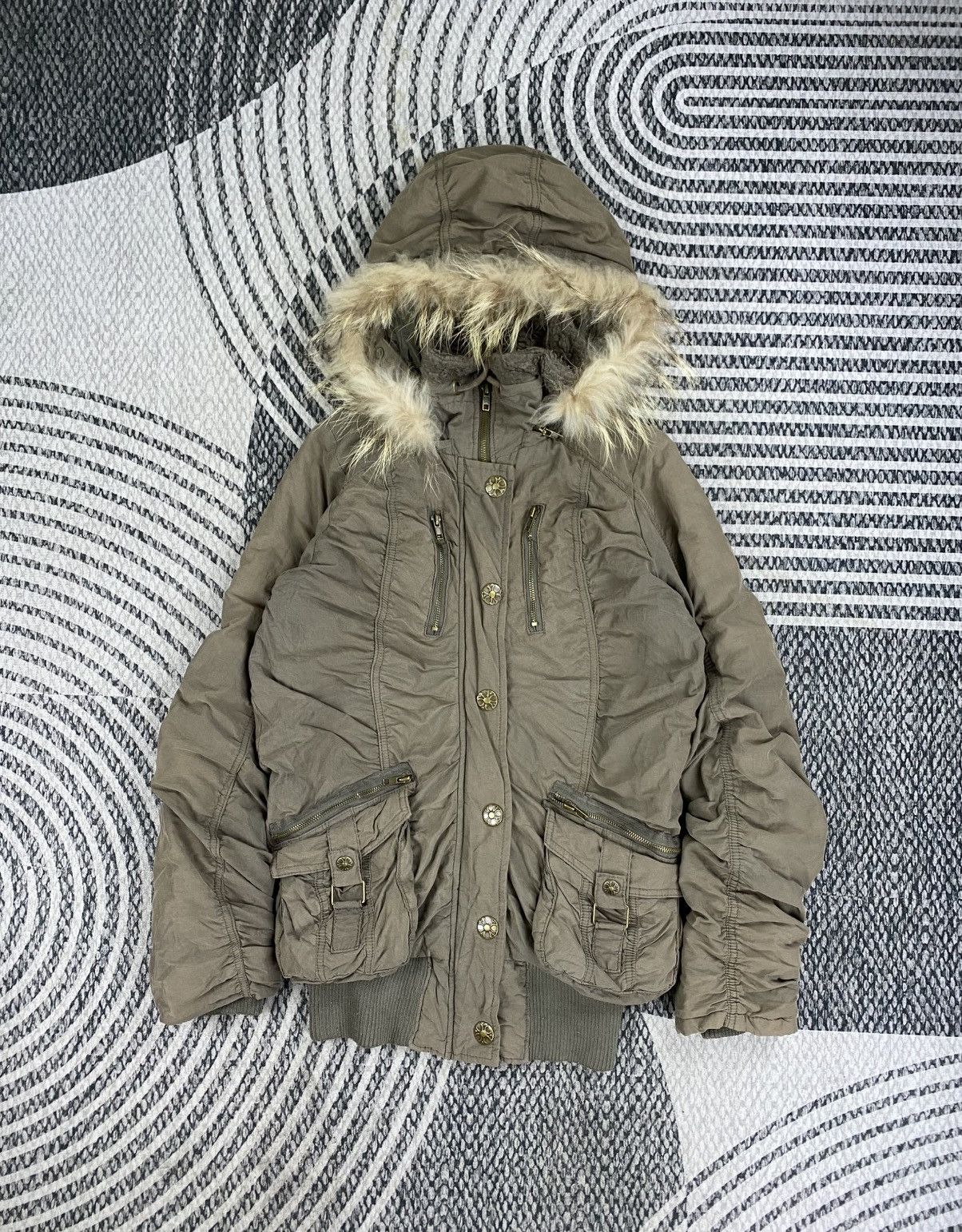 Hysteric Glamour Airforce Type-01 Hysteric Style Faux Fur Hooded Jacket Size US M / EU 48-50 / 2 - 1 Thumbnail