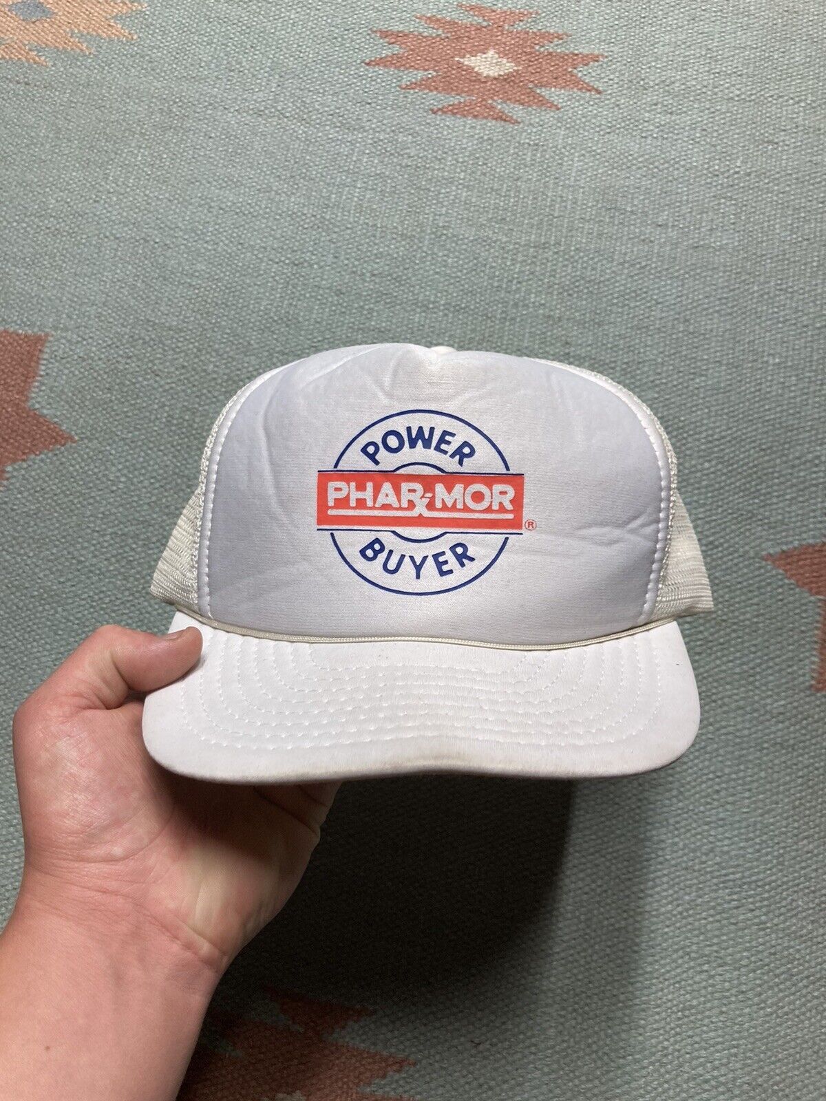 Vintage VTG trucker hat phar mor drug store power buyer Rx Ohio 90s Size ONE SIZE - 2 Thumbnail
