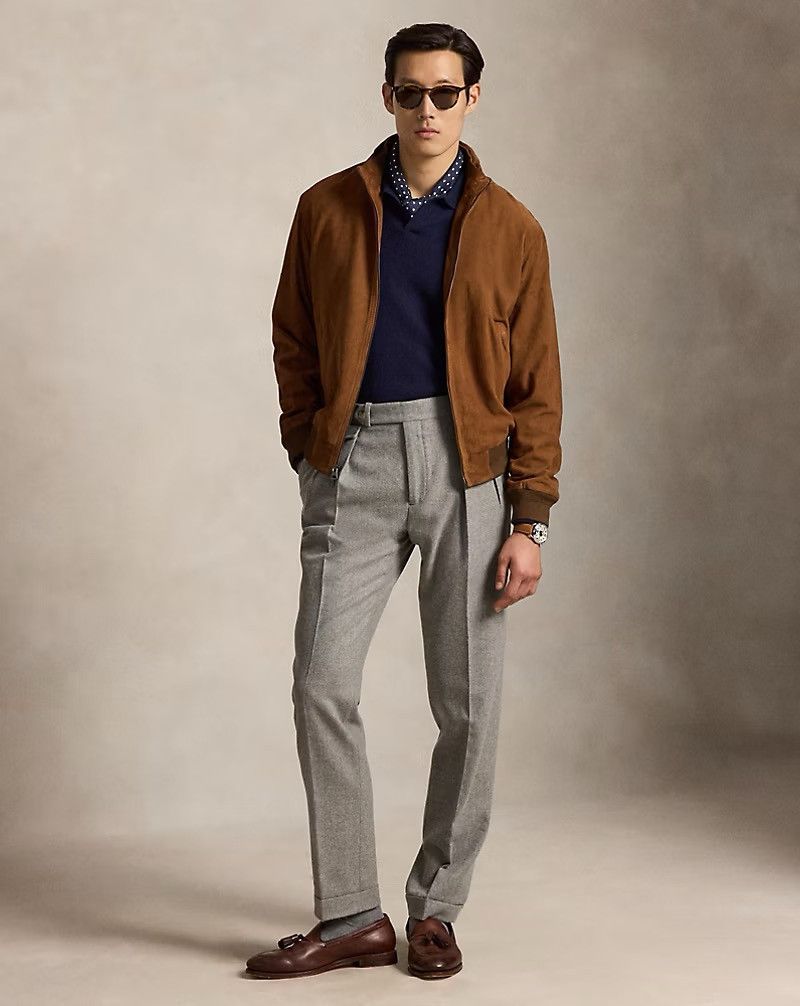 Polo Ralph Lauren Polo Ralph Lauren The Charleton Suede Jacket Bomber Size XL. Size US XL / EU 56 / 4 - 5 Thumbnail