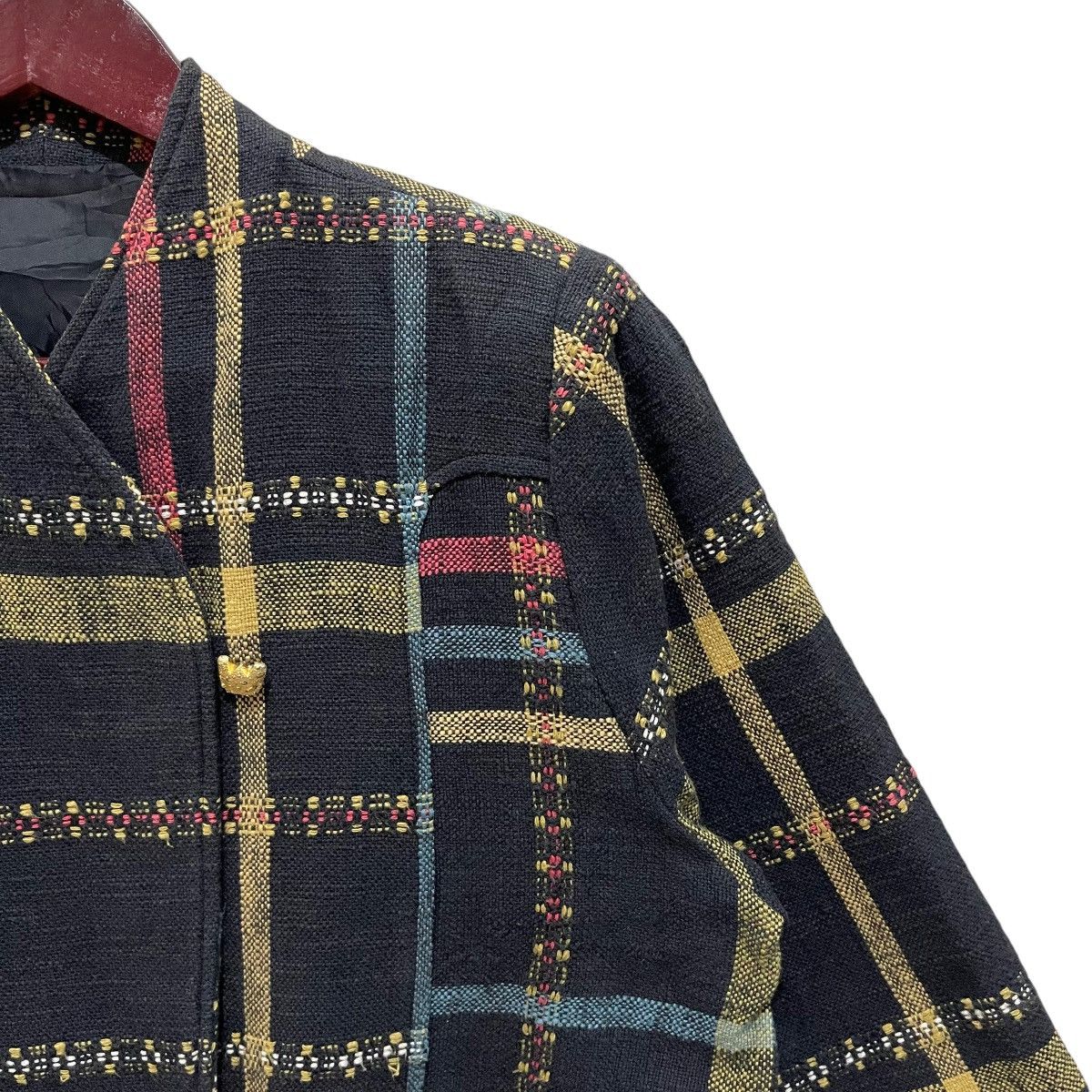 Indigo × Japanese Brand × Vintage Rare Vintage Japanese Boro Shashiko Single Button Jacket Size US M / EU 48-50 / 2 - 3 Thumbnail