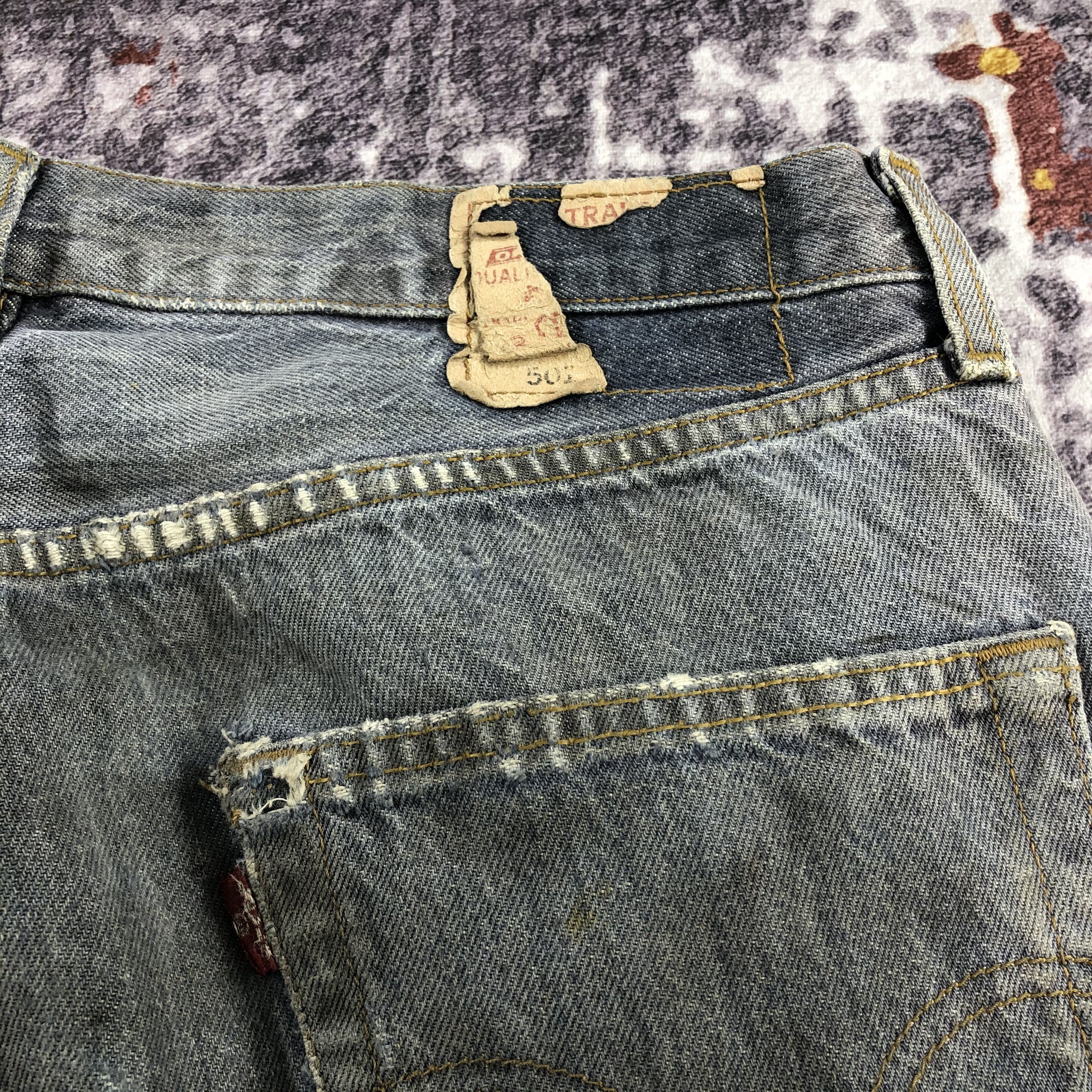 Levi's × Vintage 90s Vintage Levis 501 Jeans-JM2610 Size US 34 / EU 50 - 7 Thumbnail