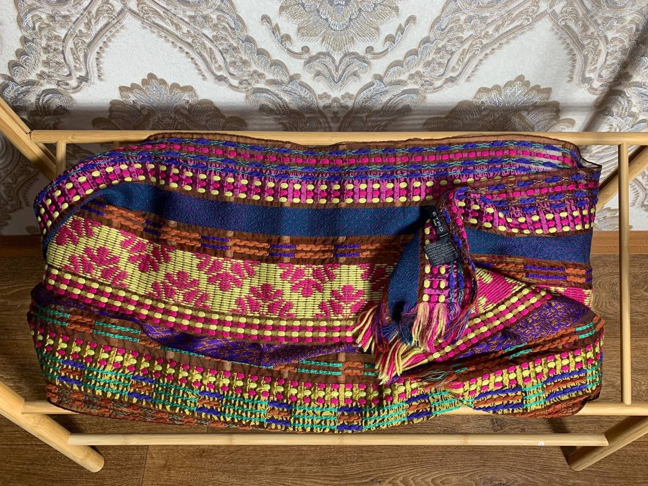 Etro VINTAGE ETRO MILANO ITALIAN DESIGNER SCARVES DELUX Y2K 90s Size ONE SIZE - 3 Thumbnail