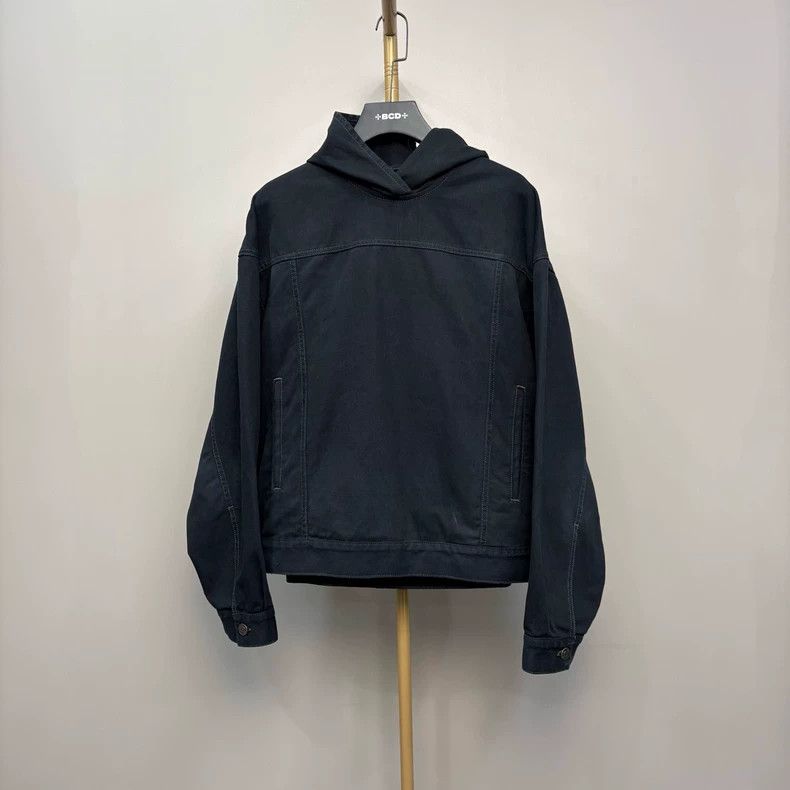 Balenciaga Balenciaga Hooded denim jacket Size US S / EU 44-46 / 1 - 1 Thumbnail
