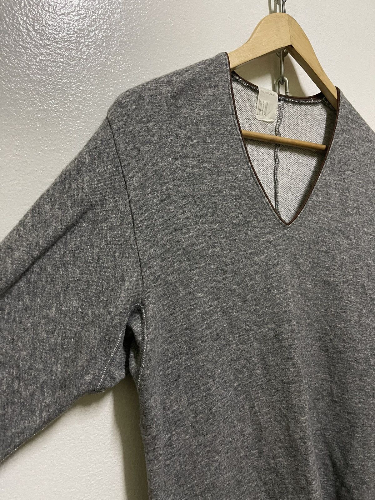 Japanese Brand N.Hoolywood Long Sleeve V Neck Size US M / EU 48-50 / 2 - 2 Thumbnail