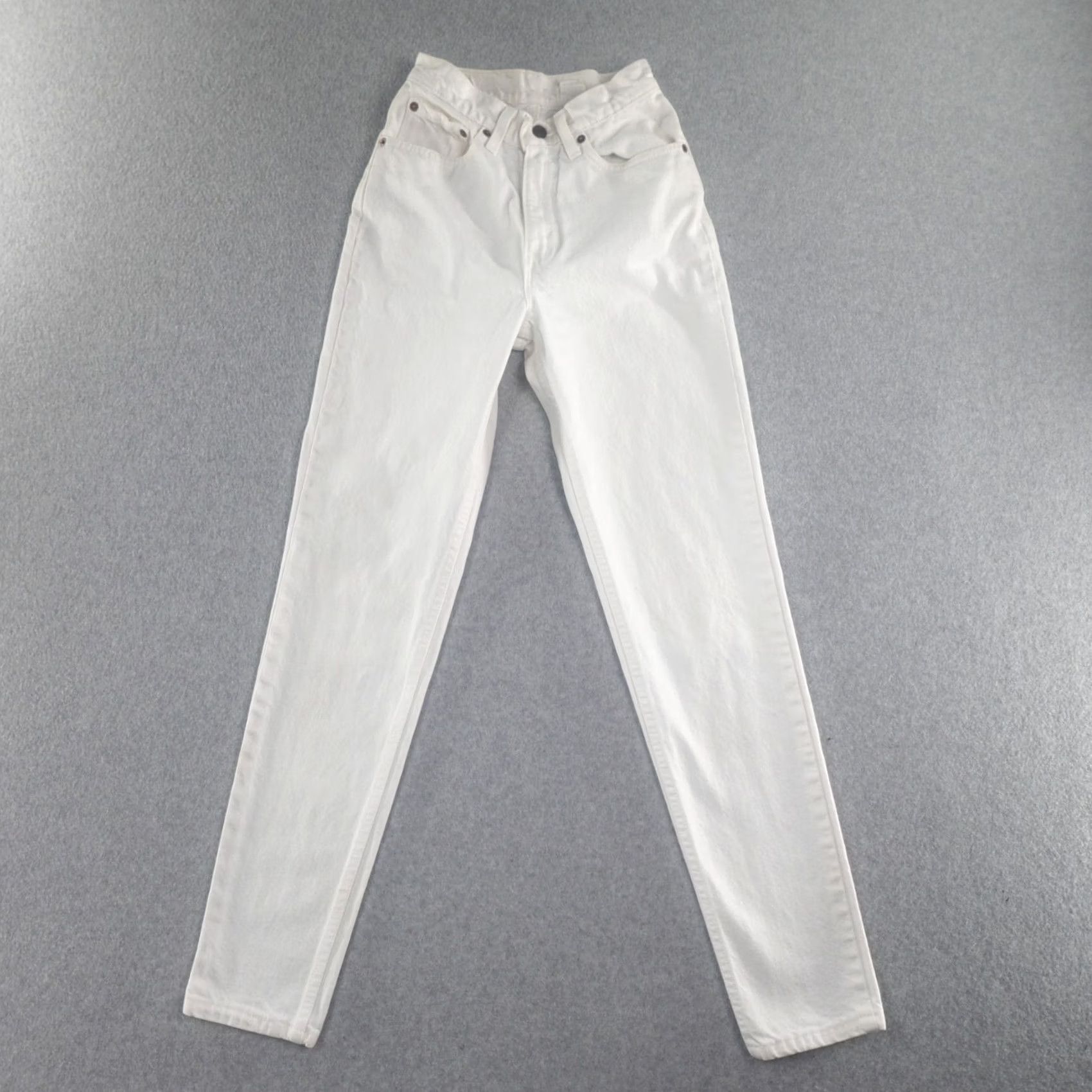 Levi's Levi’s Jeans Womens 3 (3X30) White Slim Tapered Leg 5-Pocket 100% Cotton Denim Vintage M Slim Fit Regular 512 Jeans Mens Womens Girls Size 26" / US 2 / IT 38 - 2 Thumbnail