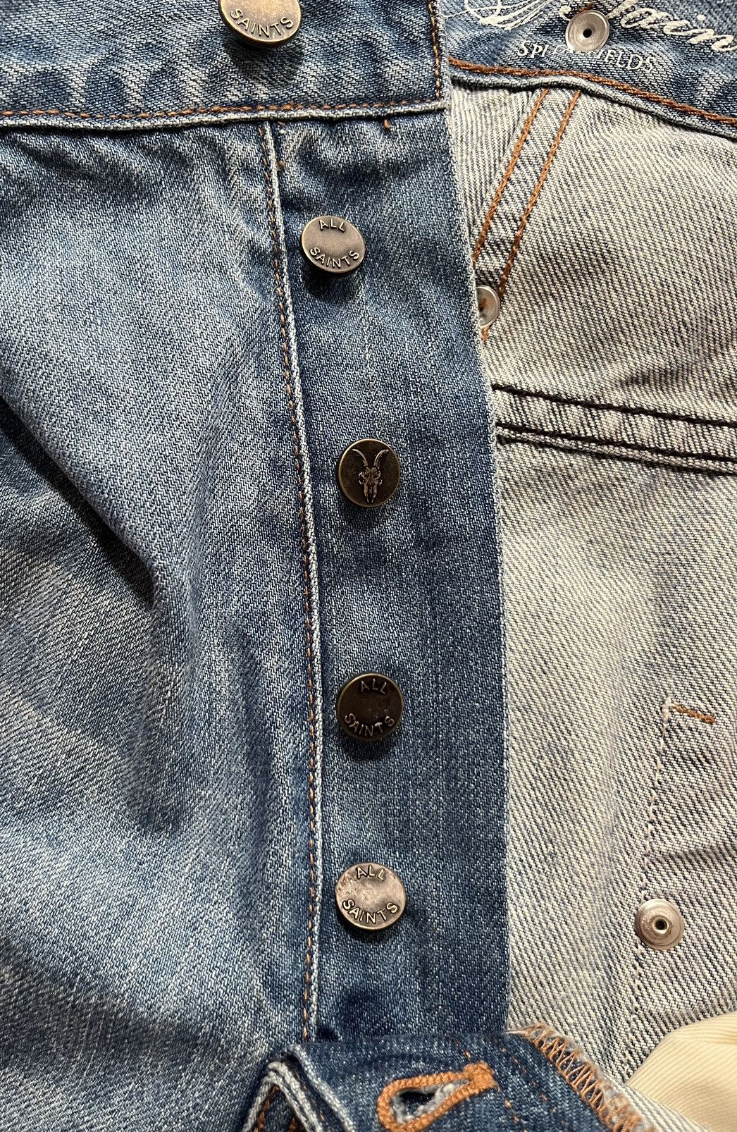 Allsaints Allsaints Denim Pants Size US 31 - 9 Thumbnail