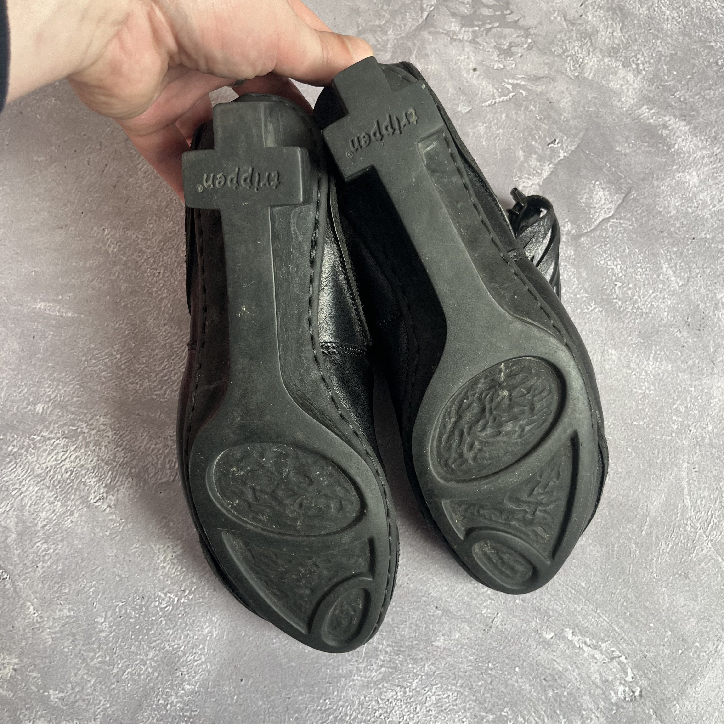 Trippen Trippen Avant Garde Leather Strap Cage Boots Black EU 41 Size US 11 / IT 41 - 5 Thumbnail