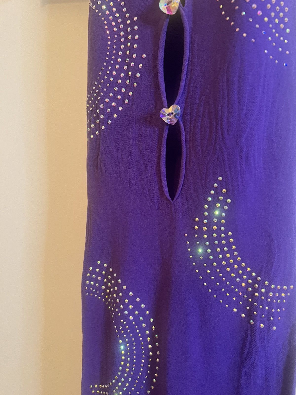 Poster Girl ONE SIZE PURPLE poster, girl jumpsuit Size 26" / US 2 / IT 38 - 5 Thumbnail