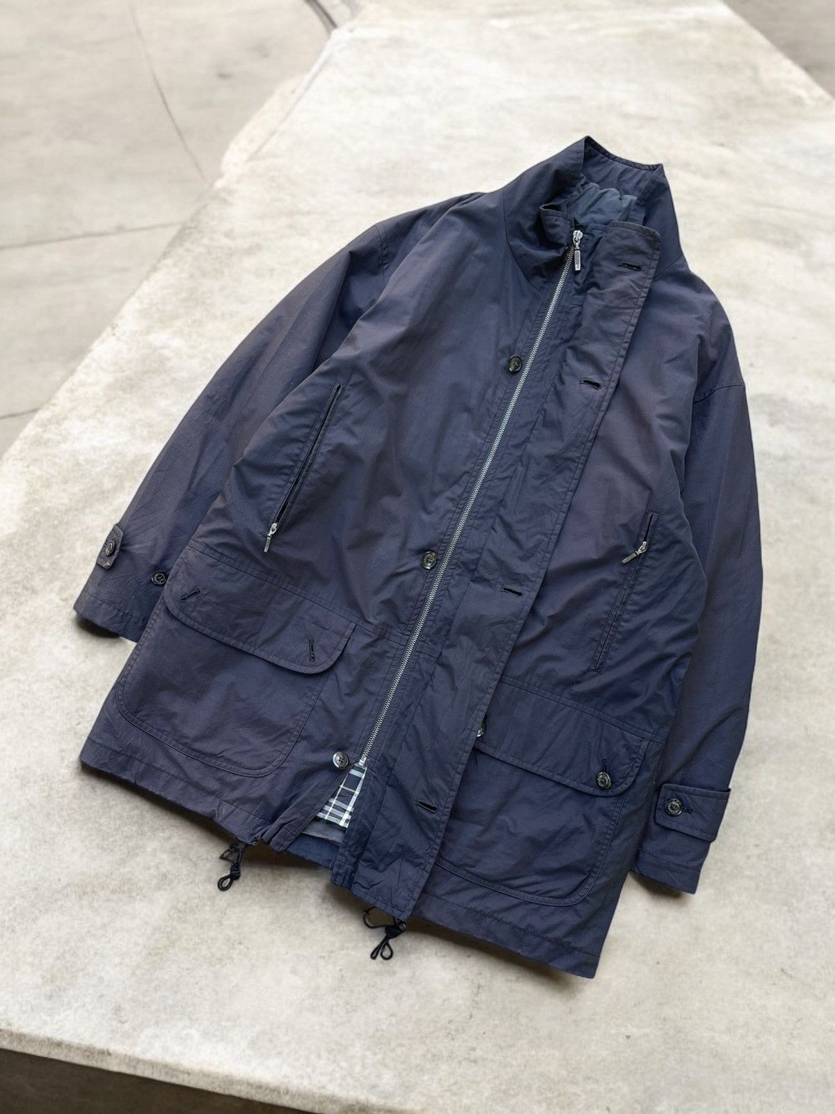 Burberry 🔥Vintage Burberry Double Layer Nova Check Coat/Jacket Size US M / EU 48-50 / 2 - 2 Thumbnail