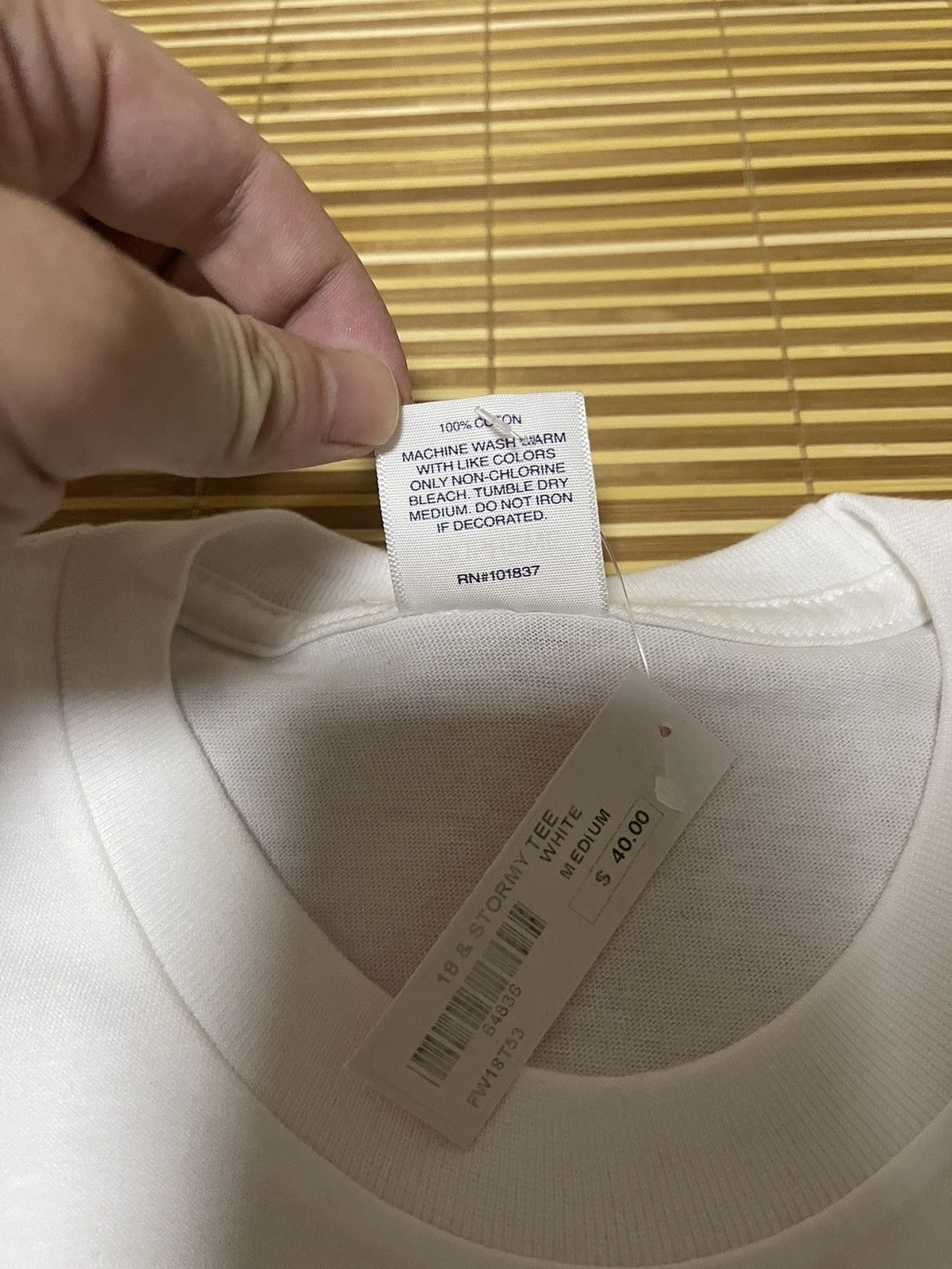 Supreme Supreme stormy tee white dswt Size US M / EU 48-50 / 2 - 3 Thumbnail