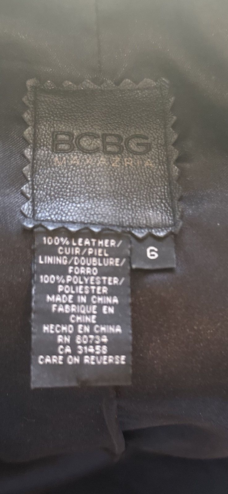 Bcbgmaxazria Leather jacket Size S / US 4 / IT 40 - 4 Thumbnail