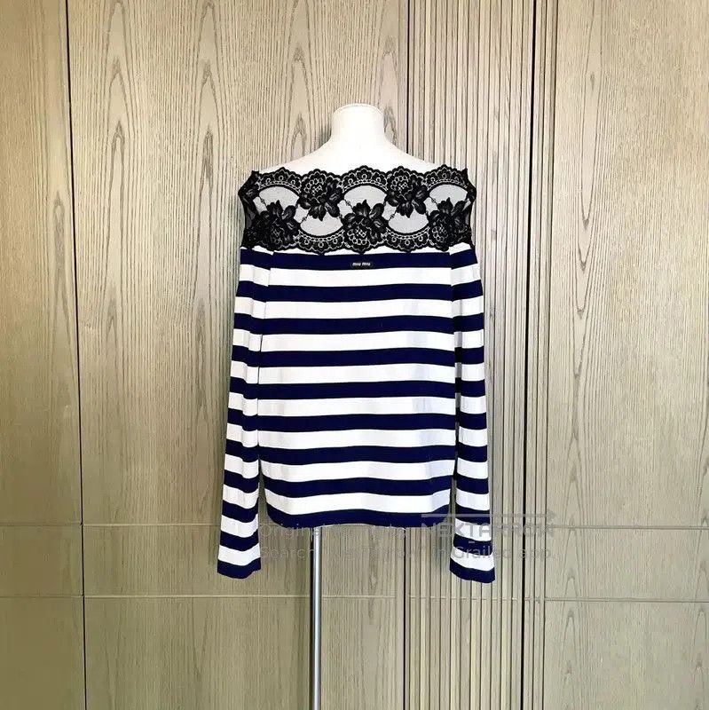 Miu Miu Miu Miu Colorful Striped Long Sleeve T-Shirt . Size M / US 6-8 / IT 42-44 - 1 Thumbnail