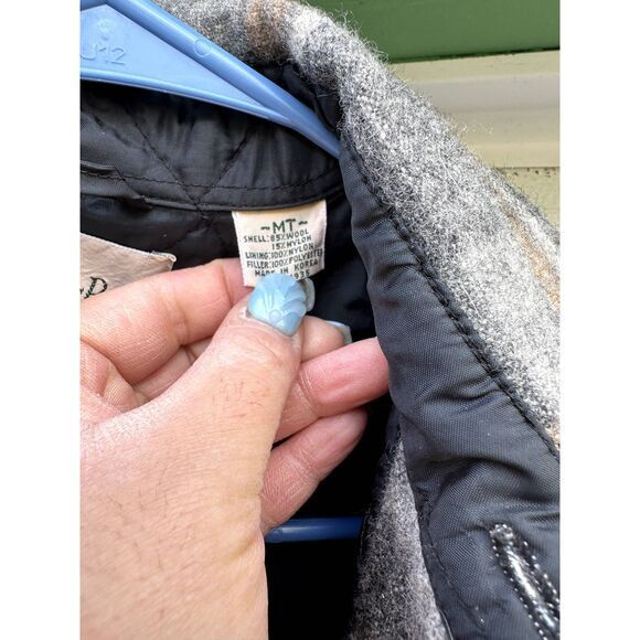 St. Johns Bay × Vintage VTG St. John’s Bay Quilted Wool Blend Plaid Jacket MT/M Size US M / EU 48-50 / 2 - 4 Thumbnail
