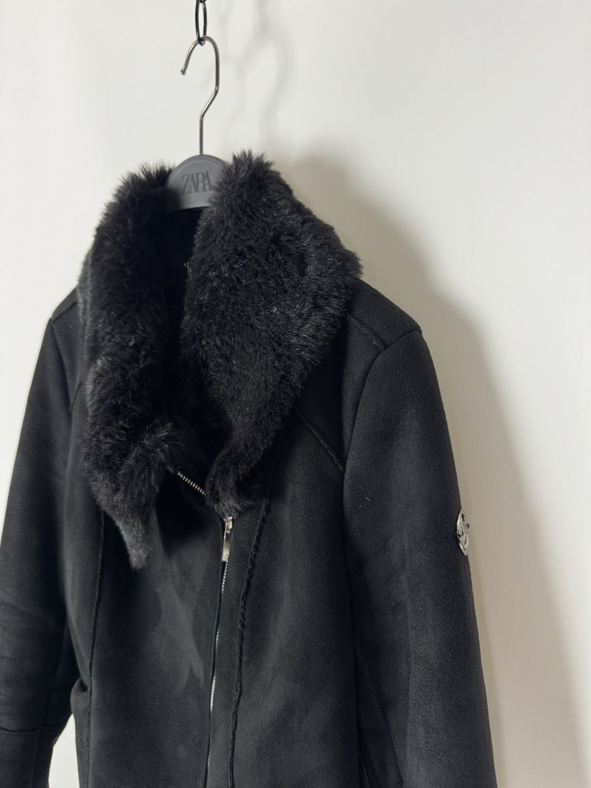 Armani Armani Jeans Faux Suede Fur Rider Jacket Size M / US 6-8 / IT 42-44 - 5 Thumbnail