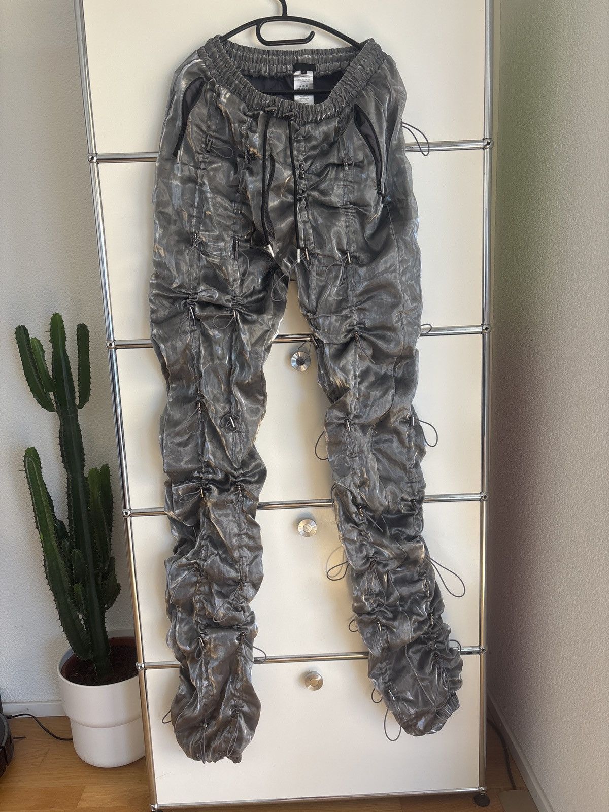 99% IS Silver and Black Gobchang Lounge Pants