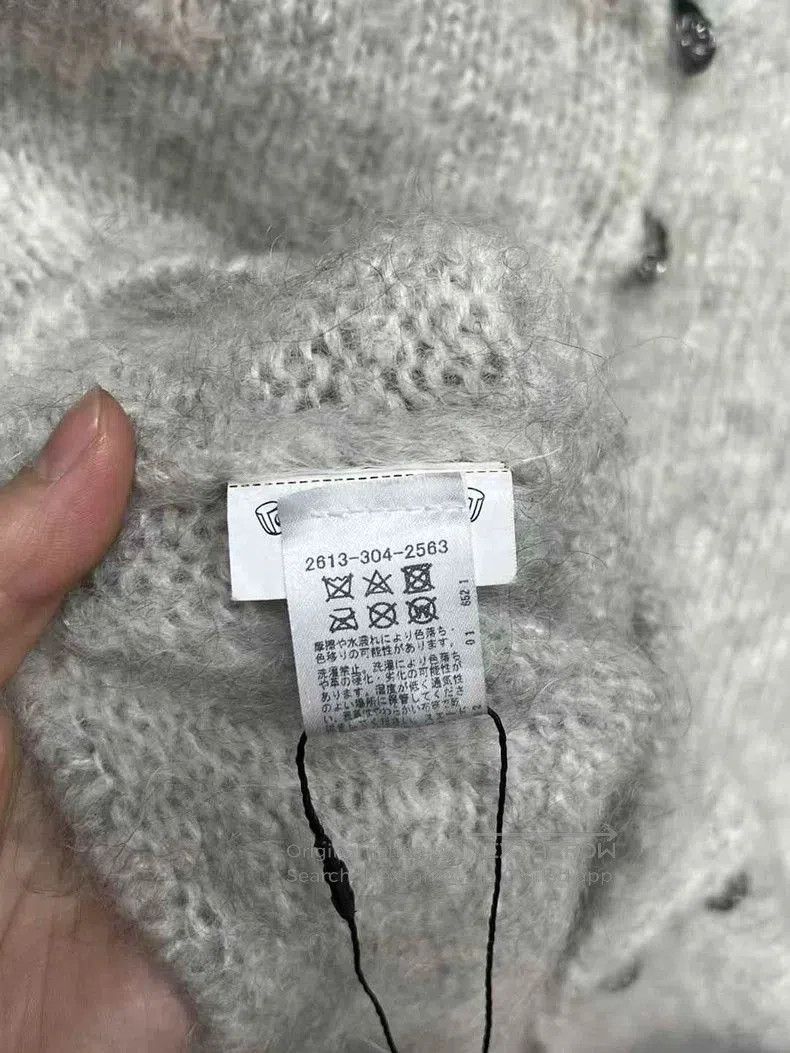 Chrome Hearts Chrome Hearts Gray Cashmere Cardigan Sweater. Size US S / EU 44-46 / 1 - 5 Thumbnail