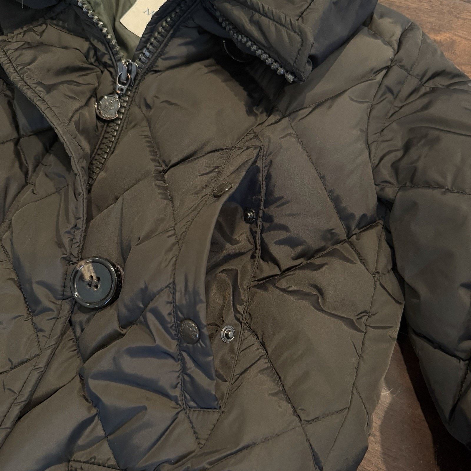 Moncler MONCLER Ladies Coat Vauloge Ruffled Hem Down Size M / US 6-8 / IT 42-44 - 11 Thumbnail