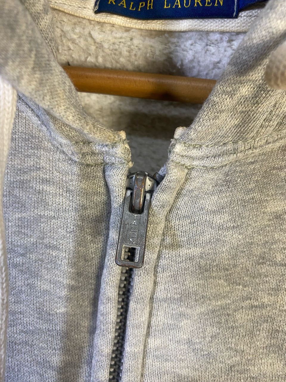 Polo Ralph Lauren × Vintage Vintage polo Ralph Lauren small logo talon zipper hoodie Size US L / EU 52-54 / 3 - 5 Thumbnail