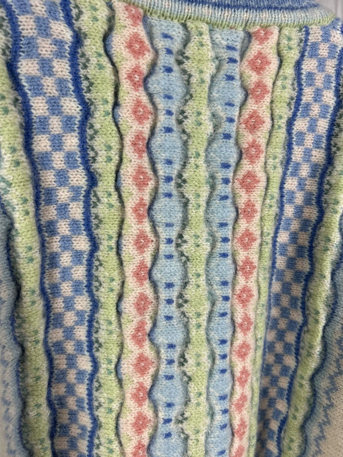Vintage Vintage Tulchan 1998 Wool Cardigan Floral Size M/L S/S 98 Size L / US 10 / IT 46 - 7 Thumbnail