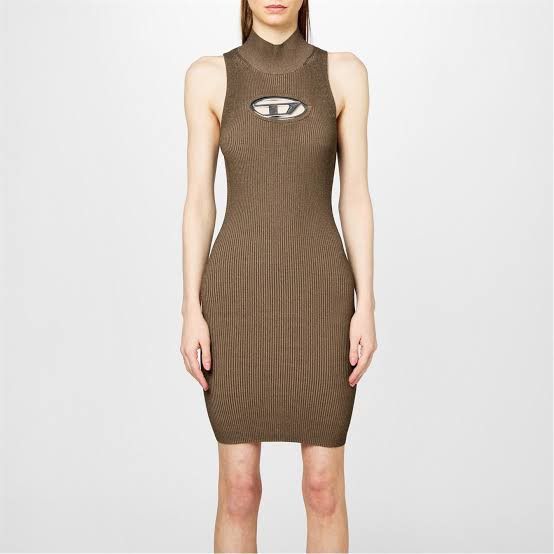 Diesel Diesel - M-Onerva Bodycon Mini Dress Size M / US 6-8 / IT 42-44 - 16 Thumbnail