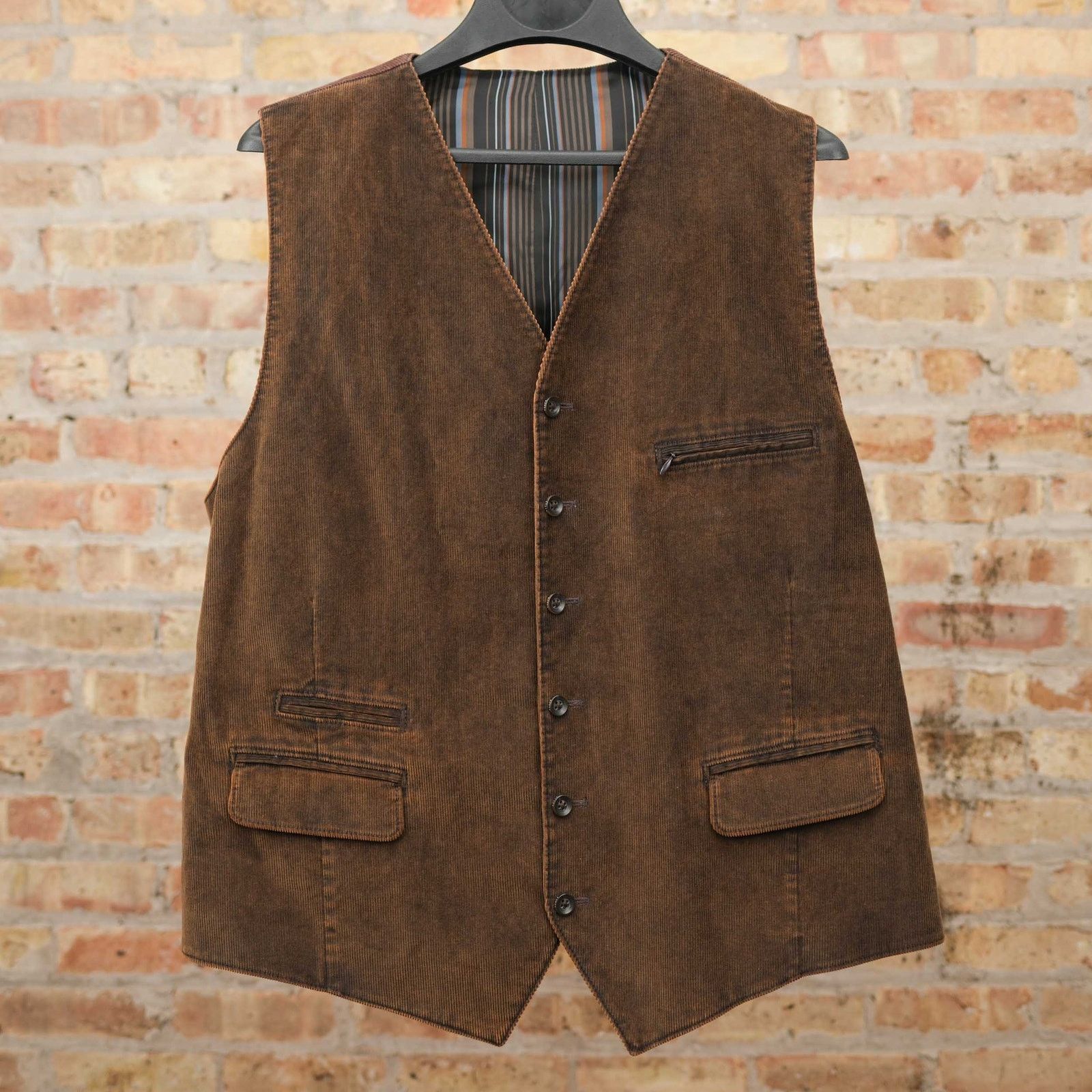 Other Kroon Large Brown Corduroy Vest Waistcoat Size US L / EU 52-54 / 3 - 1 Thumbnail