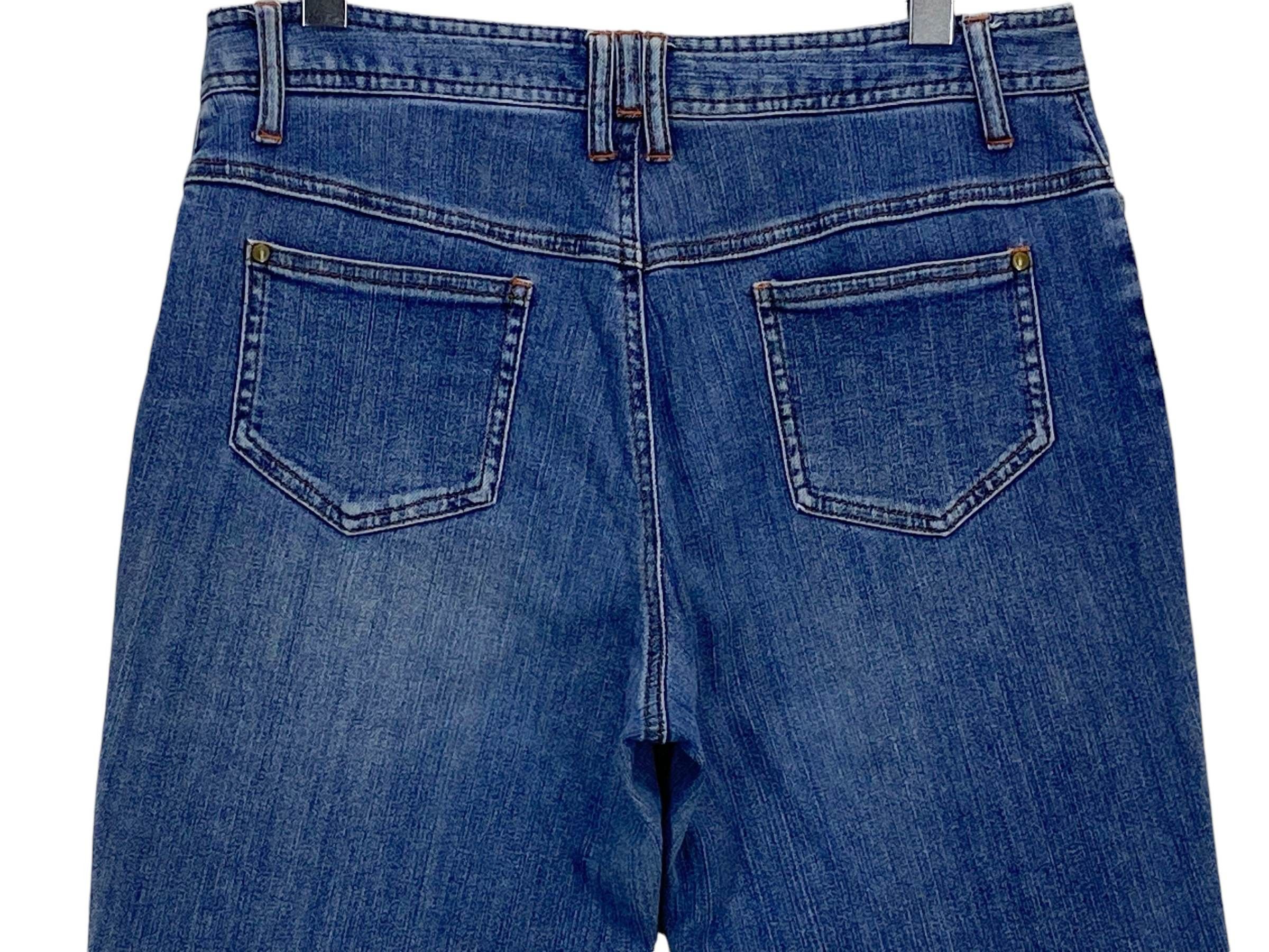 Japanese Brand Flare Jeans Pants Embroided Jeans Size US 32 / EU 48 - 5 Thumbnail