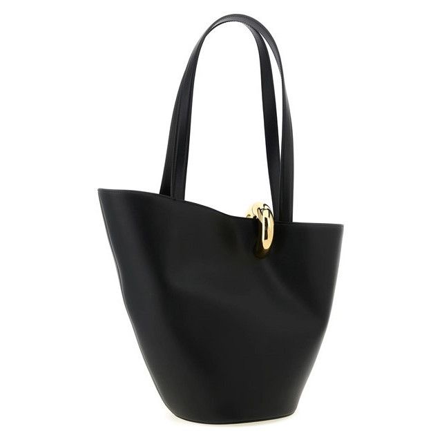 Jacquemus JACQUEMUS The Medium Bambola Black Leather Bucket Bag New/Au Size ONE SIZE - 2 Thumbnail